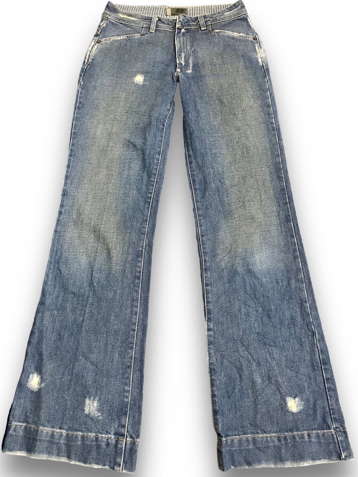 55DSL × Vintage Vintage 55dsl Flare Distressed Denim Size US 29 - 1 Thumbnail