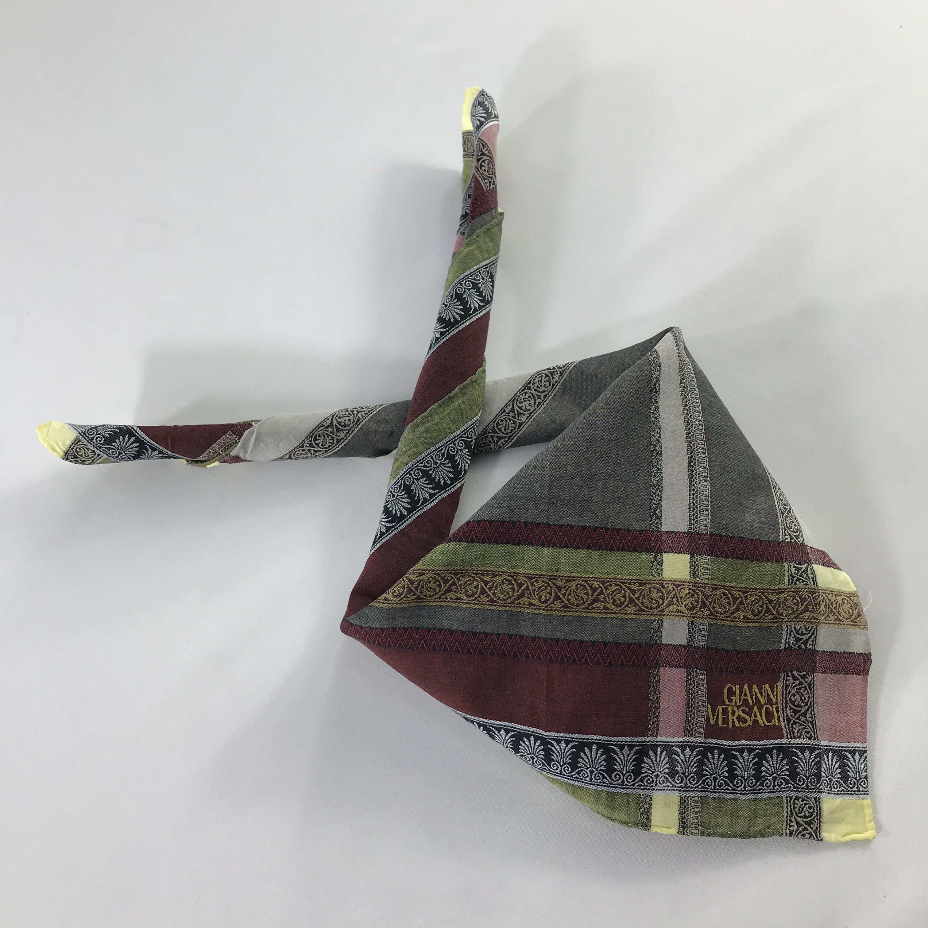 Versace × Vintage Gianni Versace Bandana / Handkerchief / Neckerchief - S476 Size ONE SIZE - 4 Thumbnail
