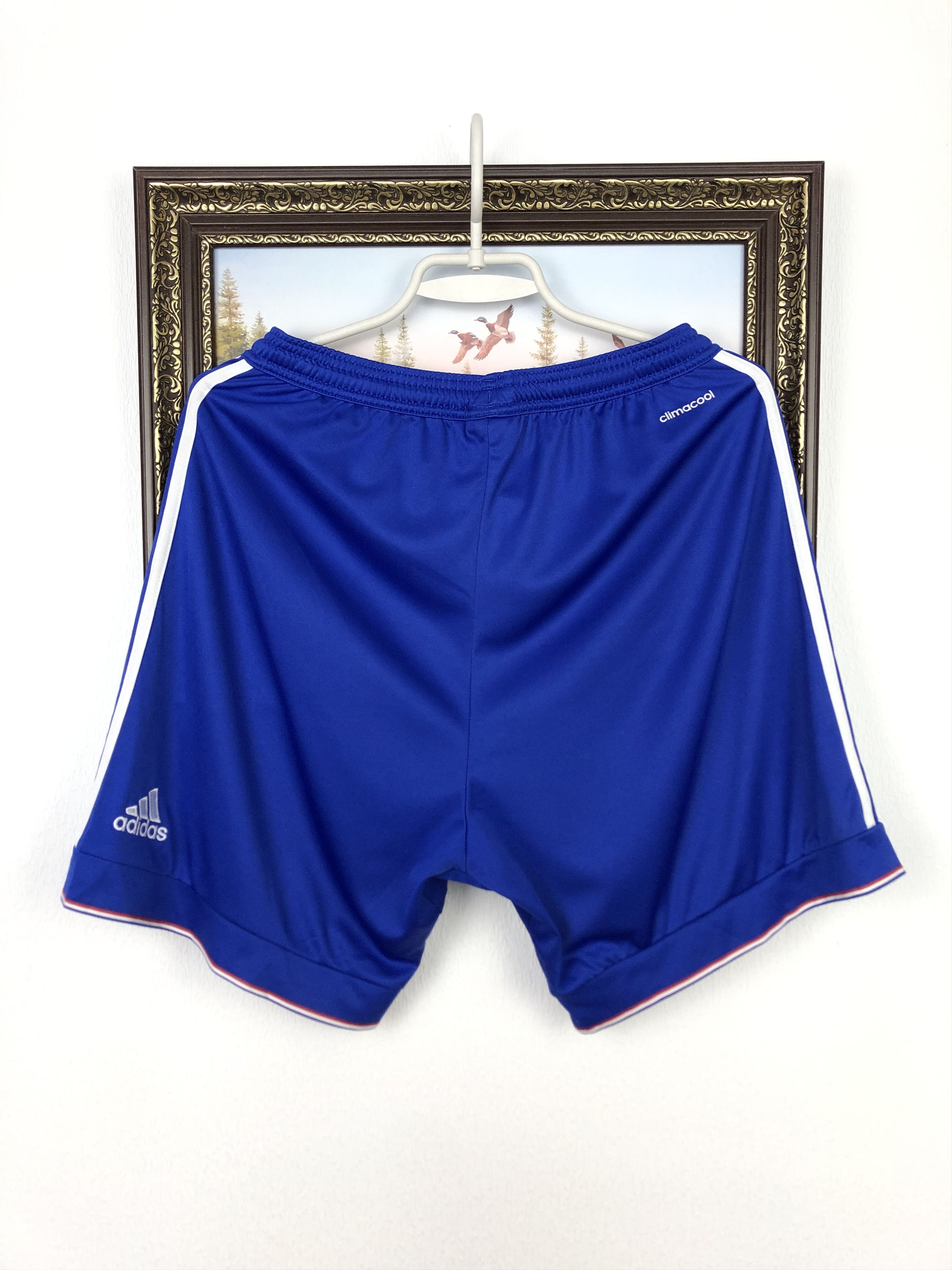 Adidas Adidas Chelsea Football Shorts Soccer Blue Mens #9 Falcao M Size US 32 / EU 48 - 11 Thumbnail