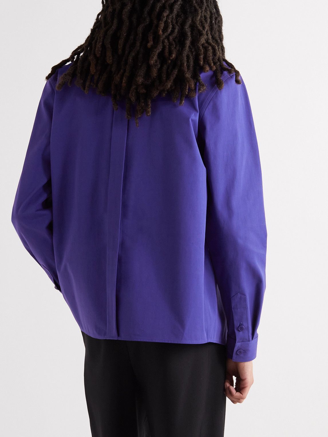 Saint Laurent Paris o1bcso1str0924 Overshit in Heritage Cotton Twill in Blue Size US S / EU 44-46 / 1 - 4 Thumbnail