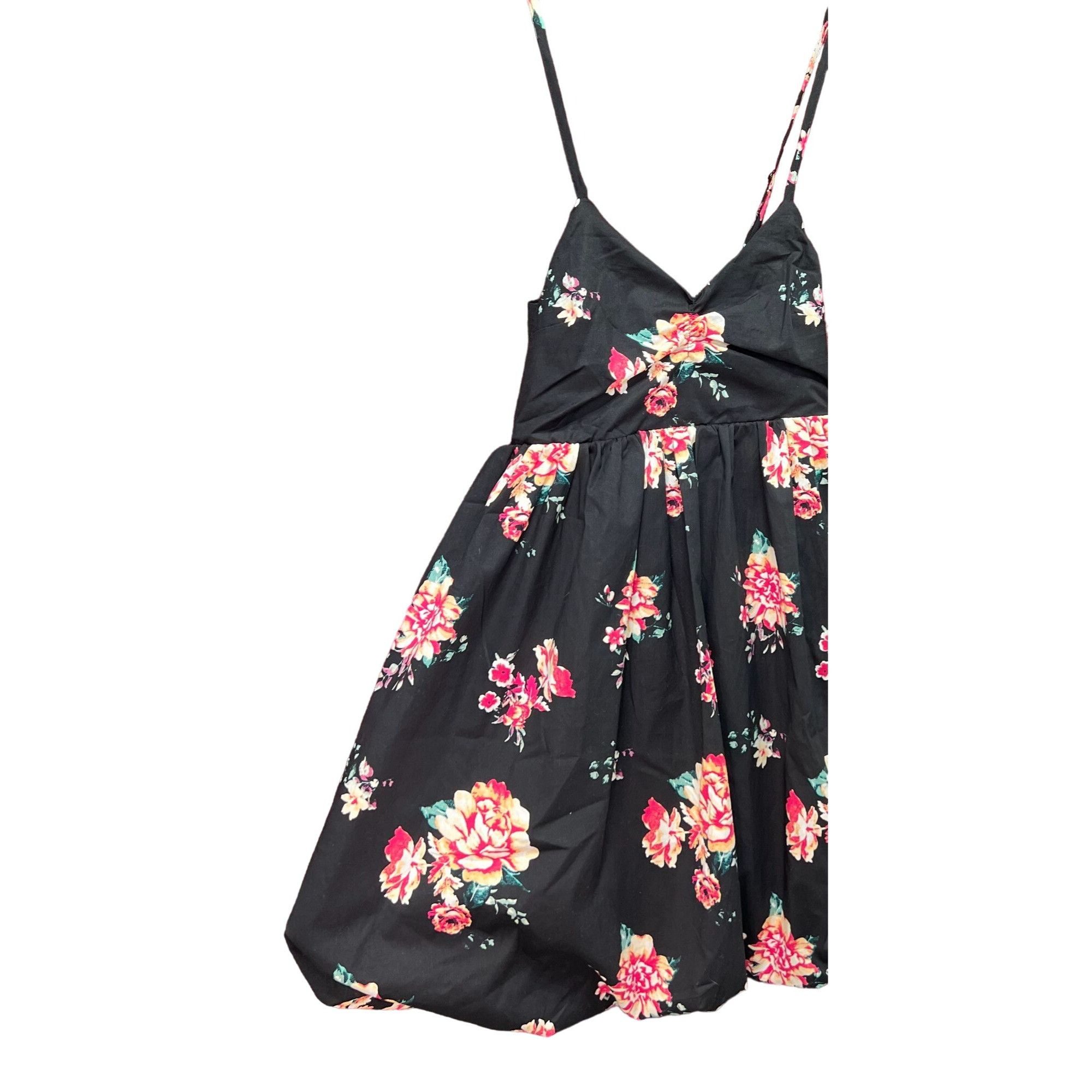 rue21 Rue 21 - Women's Floral Mini Dress - Black - Extra Small Size XS / US 0-2 / IT 36-38 - 15 Thumbnail