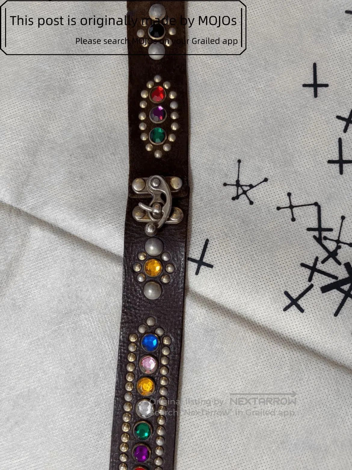 Takahiromiyashita The Soloist. Takahiromiyashita the Soloist 15SS Jewel Belt. Size ONE SIZE - 5 Thumbnail
