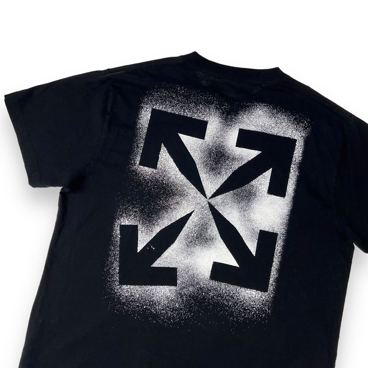Off-White Off-White Stencil Arrows Black T Shirt Size US L / EU 52-54 / 3 - 1 Thumbnail