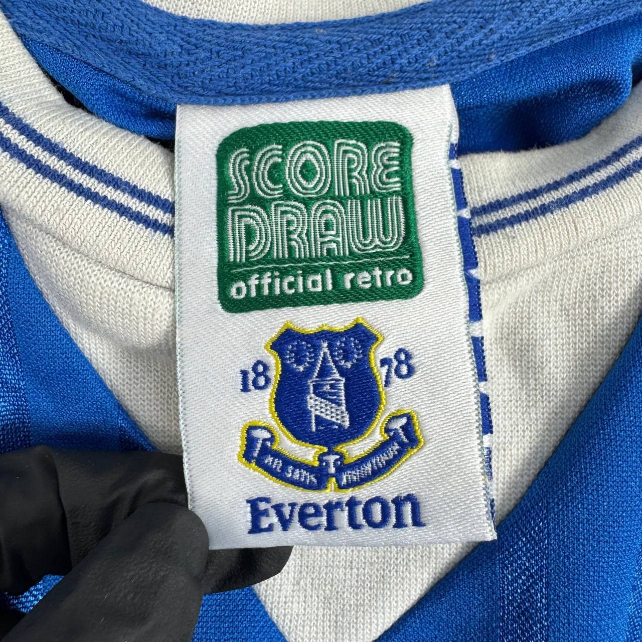 Other Everton 1984 FA Cup Final Shirt Hafnia Blue Mens Size M Size US M / EU 48-50 / 2 - 4 Thumbnail