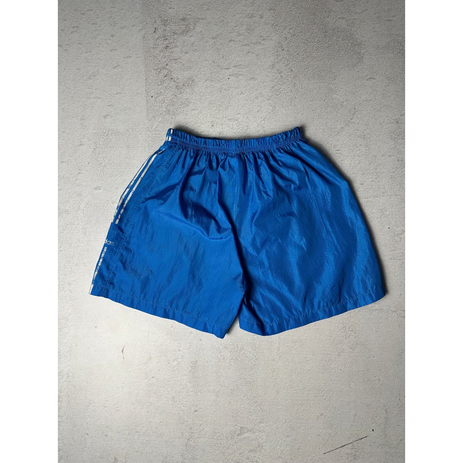 Adidas Vintage Adidas Blue Pre-owned Track Shorts - Men's Large Size US 28 / EU 44 - 2 Thumbnail