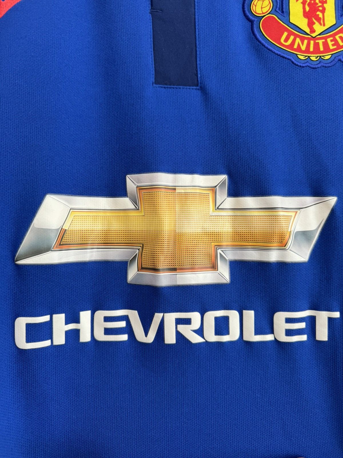 Nike Manchester United 2014-2015 Soccer Jersey Football Kit Shirt Size US M / EU 48-50 / 2 - 6 Thumbnail