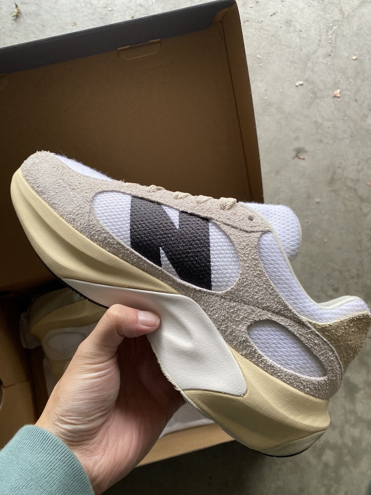 New Balance New Balance WRPD Runner Sea Salt Sandstone Blacktop Size US 10 / EU 43 - 6 Thumbnail