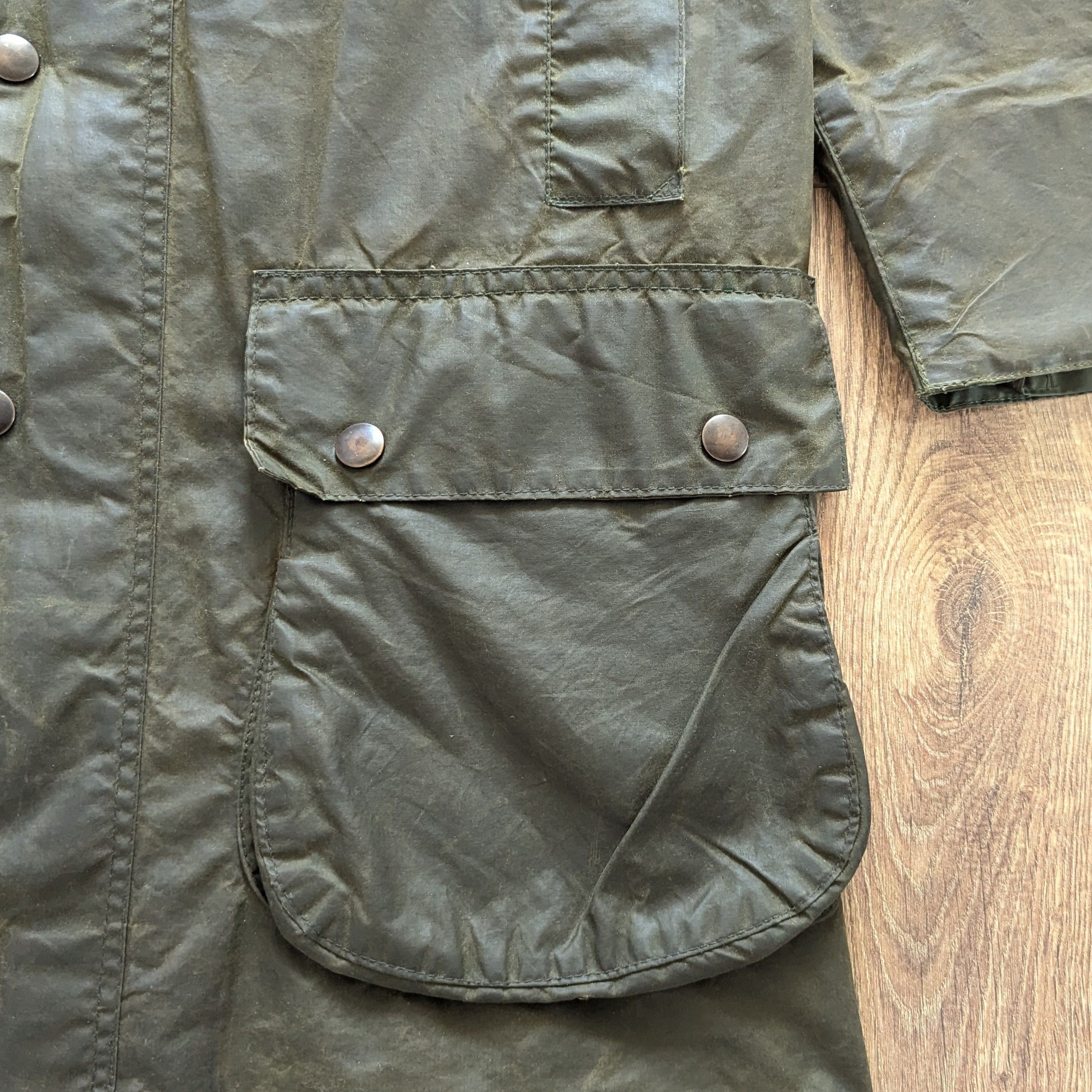 Barbour Barbour A200 Border Wax Jacket C36\91CM Made In England Size US S / EU 44-46 / 1 - 7 Thumbnail