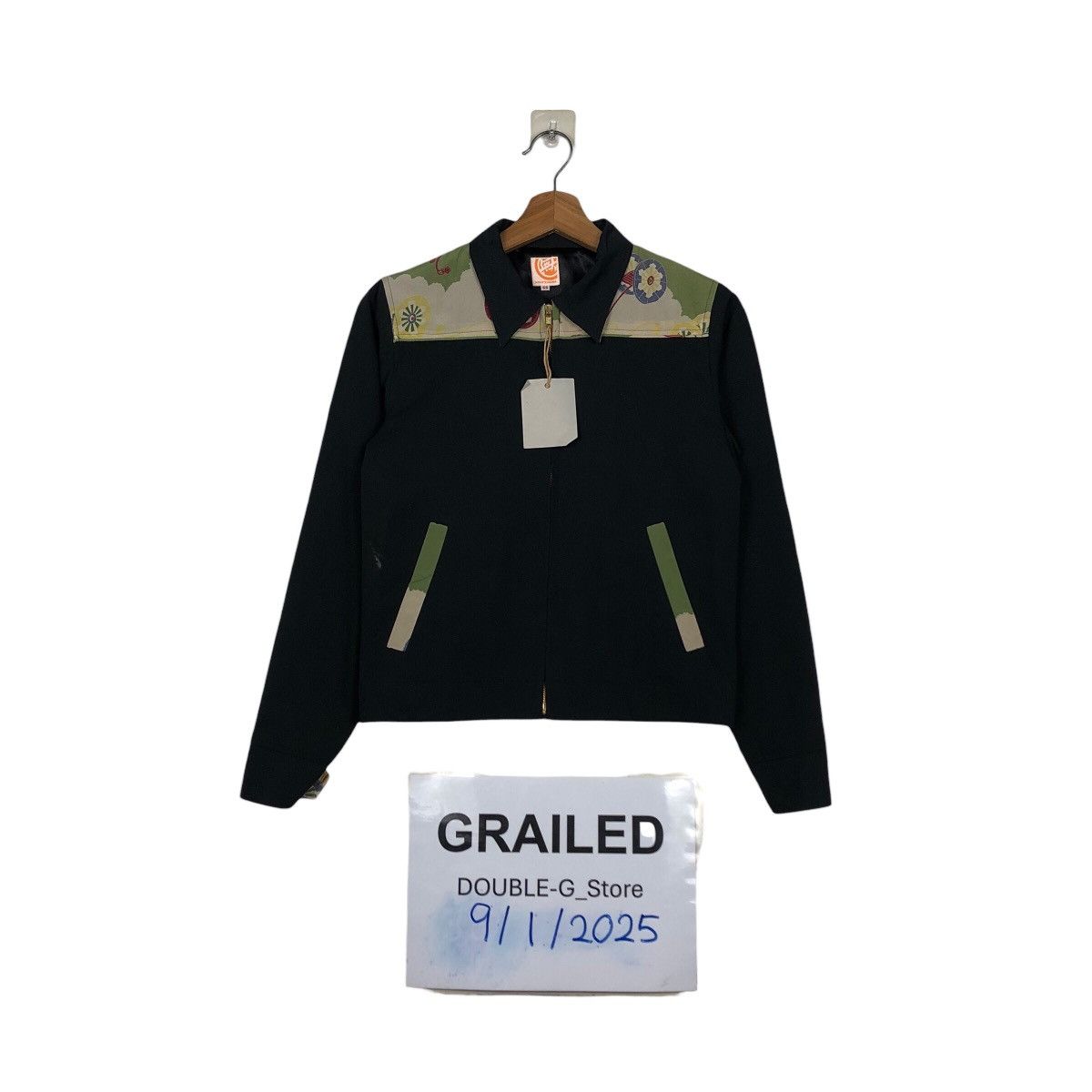 Hysteric Glamour 📌Vintage Cropped Biker Jacket Japanese Aloha Size US XS / EU 42 / 0 - 1 Thumbnail