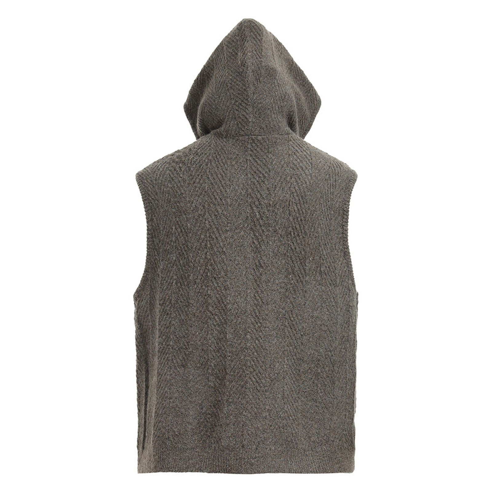 Other Chic Hooded Sleeveless Vest Size US M / EU 48-50 / 2 - 2 Thumbnail