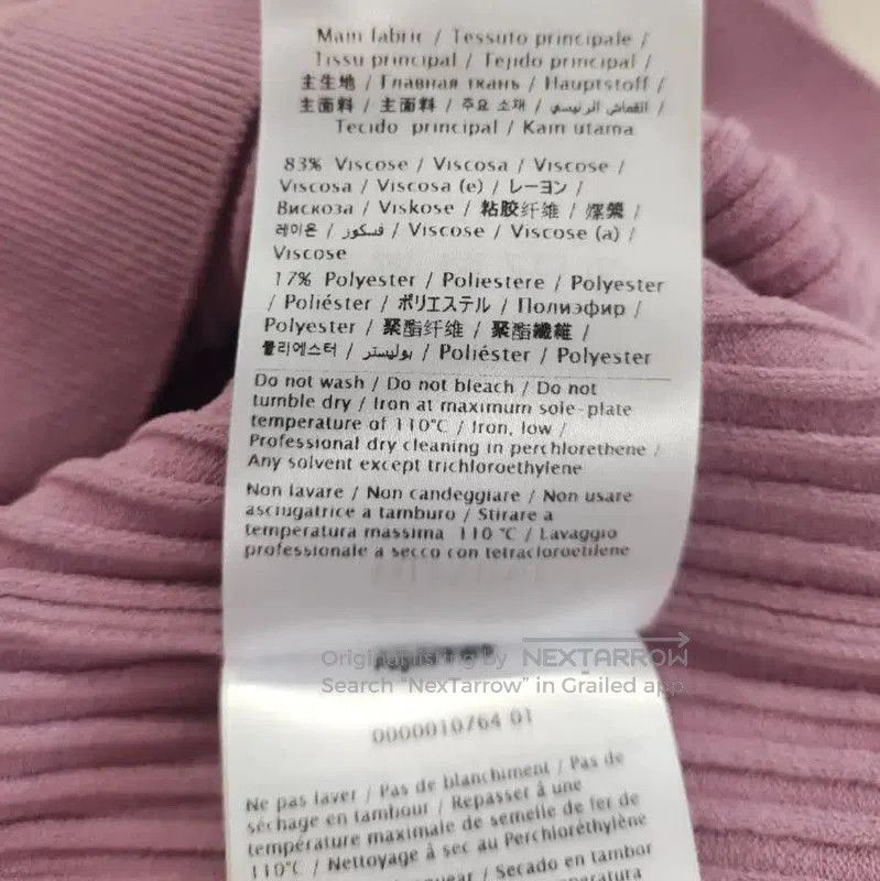 Valentino Valentino Ribbed Pink Sweater for Women . Size L / US 10 / IT 46 - 4 Thumbnail