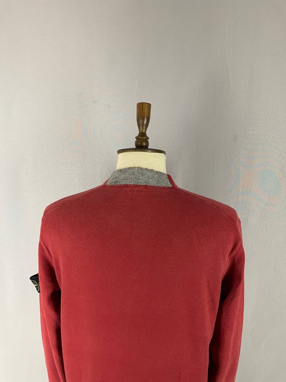 Stone Island Stone Island Sweatshirt Crewneck Sweater Red Vintage Size US L / EU 52-54 / 3 - 15 Thumbnail