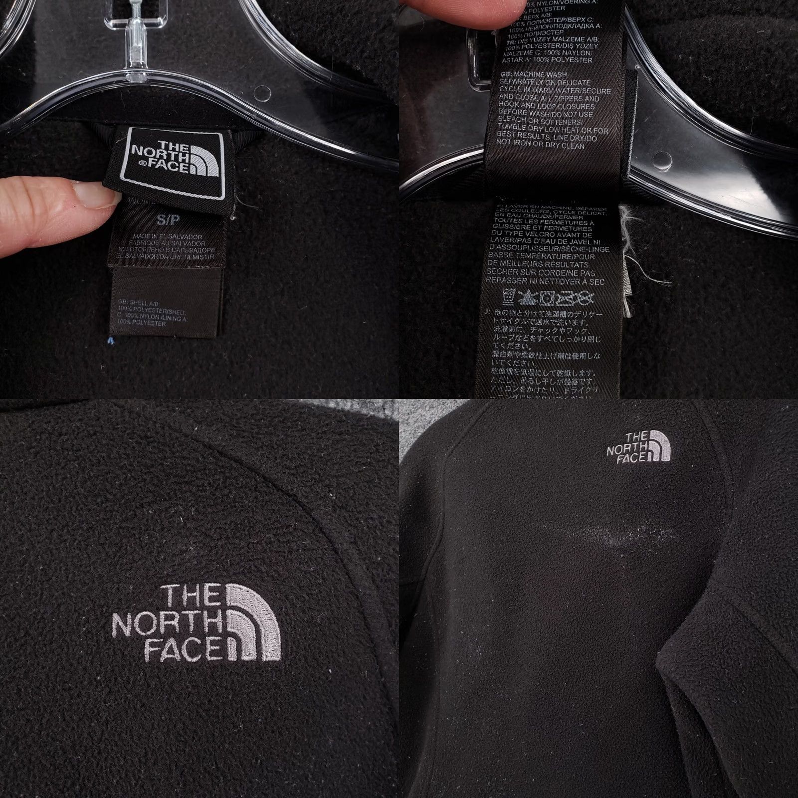 The North Face The North Face Jacket Womens S Black Full Zip Fleece Mid-Length Zip Ladies Small Black Full Zip Jacket Size S / US 4 / IT 40 - 8 Thumbnail