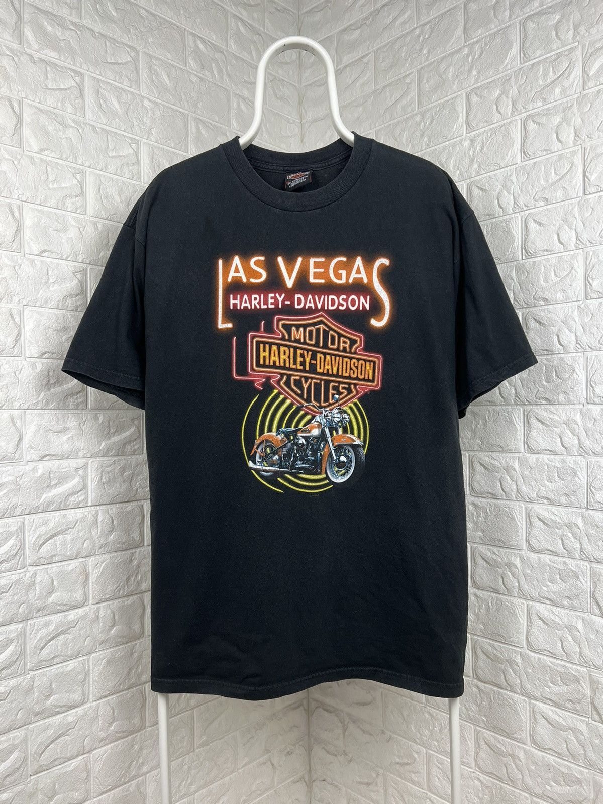 Harley Davidson × Vintage Vintage Harley Davidson Faded Tee Size US XL / EU 56 / 4 - 1 Thumbnail