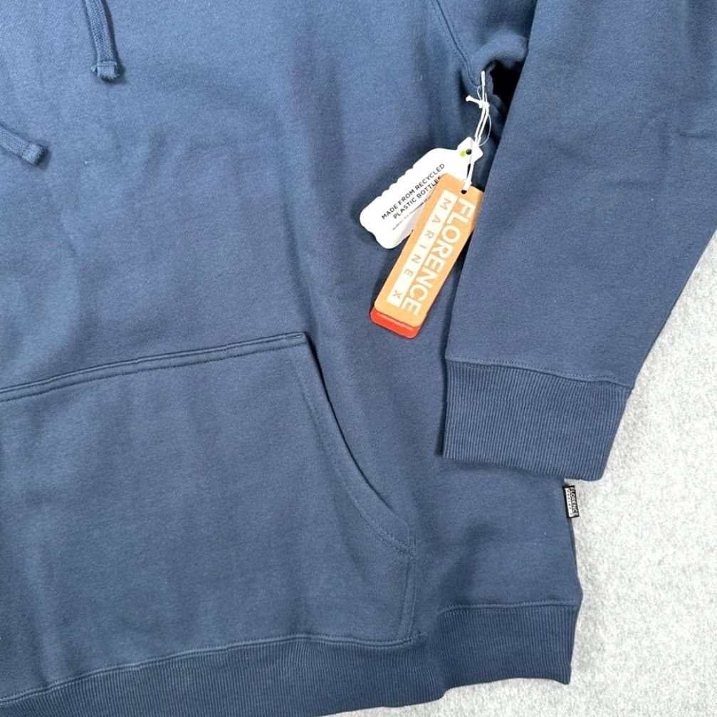 Vintage Florence Florence Marine X Burgee Hoodie Slate Blue Organic Cotton Mens Medium Surf Outdoors Shirt? Size US M / EU 48-50 / 2 - 4 Thumbnail