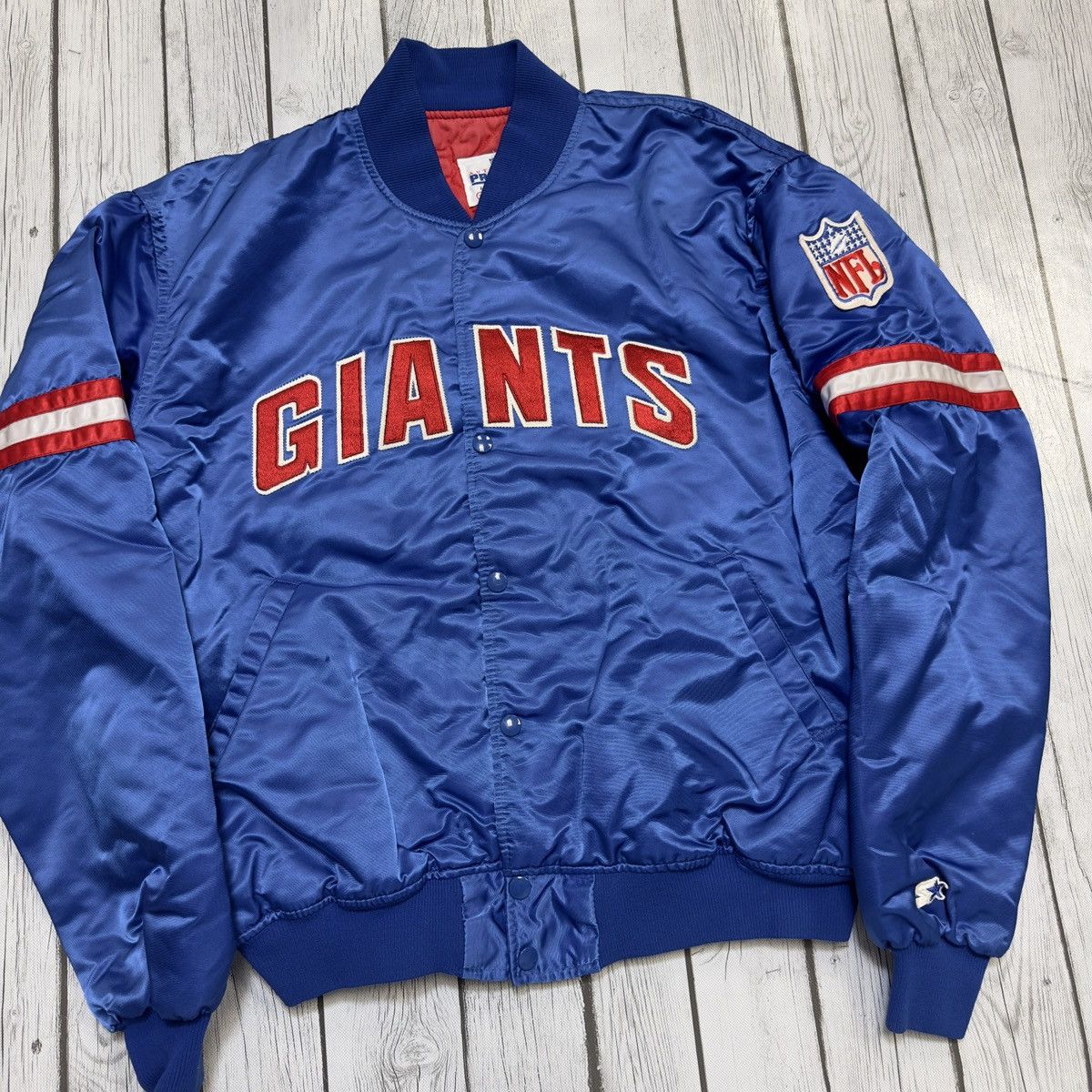 NFL × Starter × Vintage Vintage New York Giants jacket Size US XL / EU 56 / 4 - 3 Thumbnail