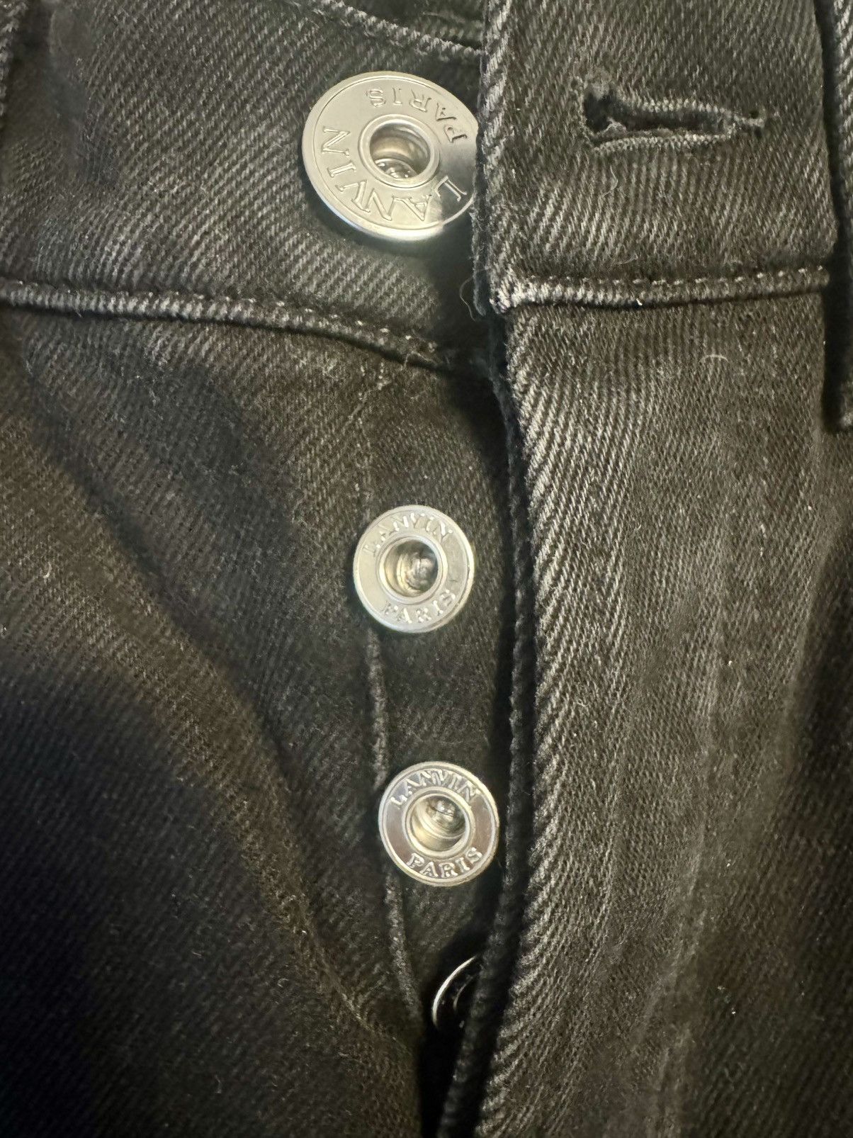 Gallery Dept. × Lanvin Lanvin X Gallery Dept. black straight jeans Size US 29 - 6 Thumbnail