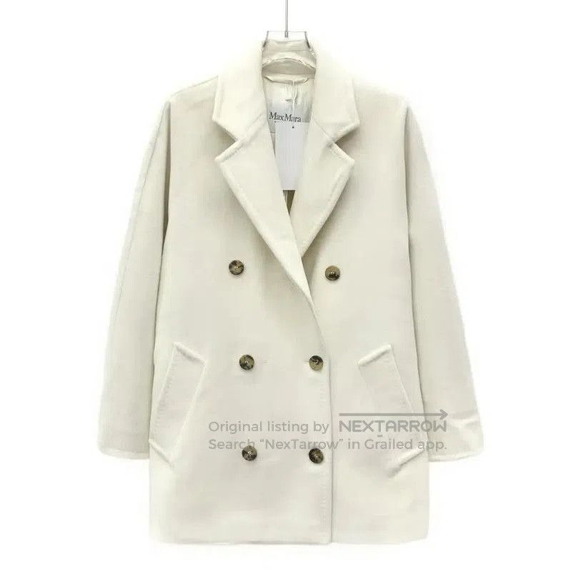 Max Mara MaxMara Double-Breasted Wool Coat for Women . Size S / US 4 / IT 40 - 1 Thumbnail
