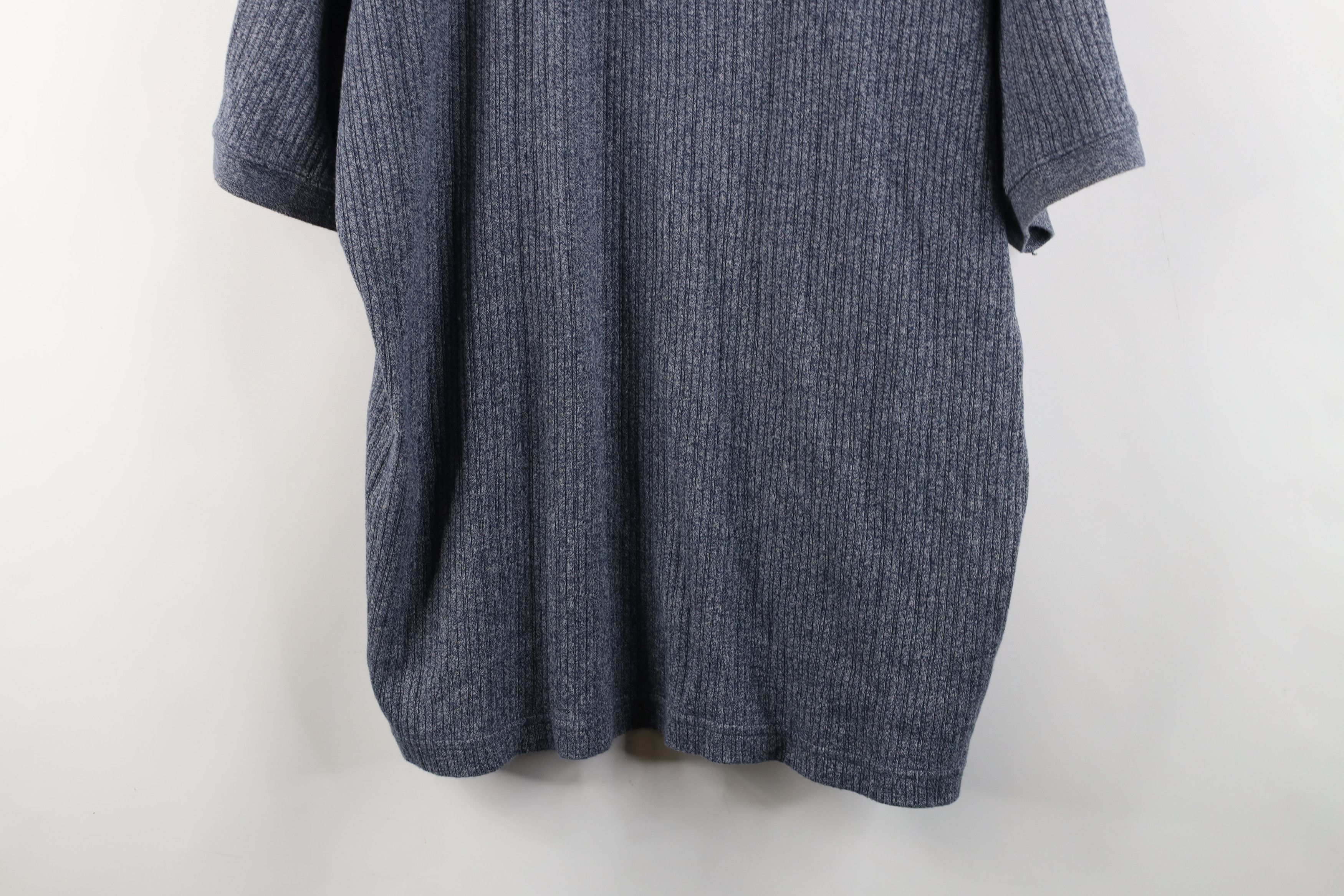 Vintage Vintage 90s Streetwear Ribbed Knit Collared Polo Shirt Size US XL / EU 56 / 4 - 3 Thumbnail