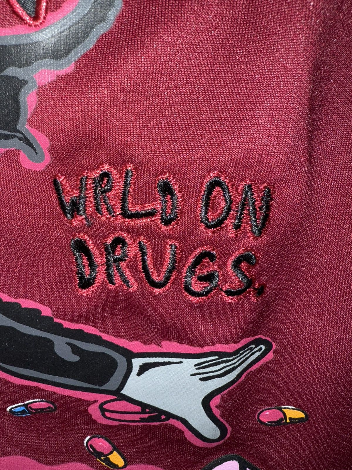 Rap Tees Brand X “Juice Wrld 999” basketball jersey maroon NEW w/tags Size US M / EU 48-50 / 2 - 11 Thumbnail