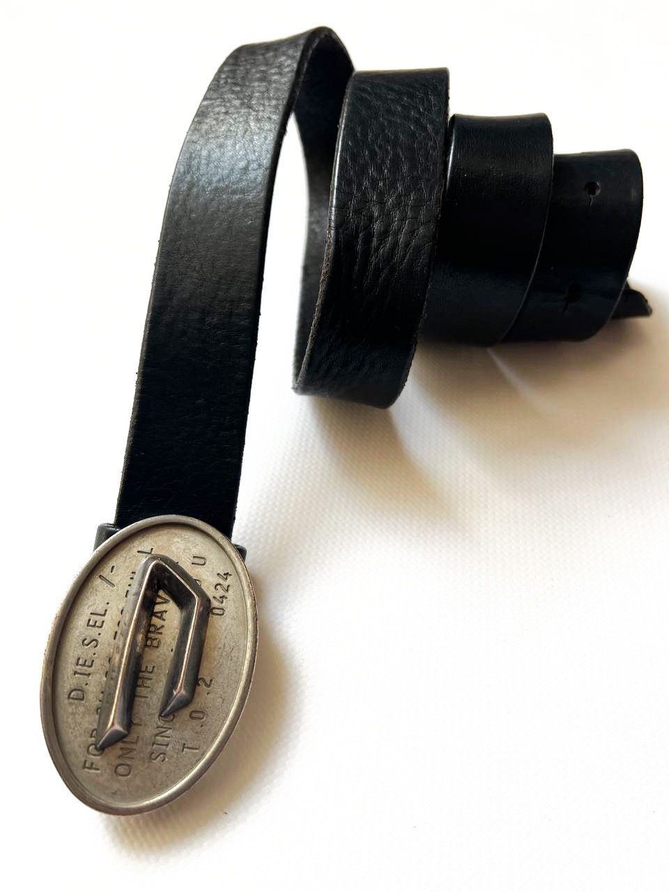 Diesel Vintage Diesel big crazy logo buckle military belt punk y2k Size ONE SIZE - 1 Thumbnail