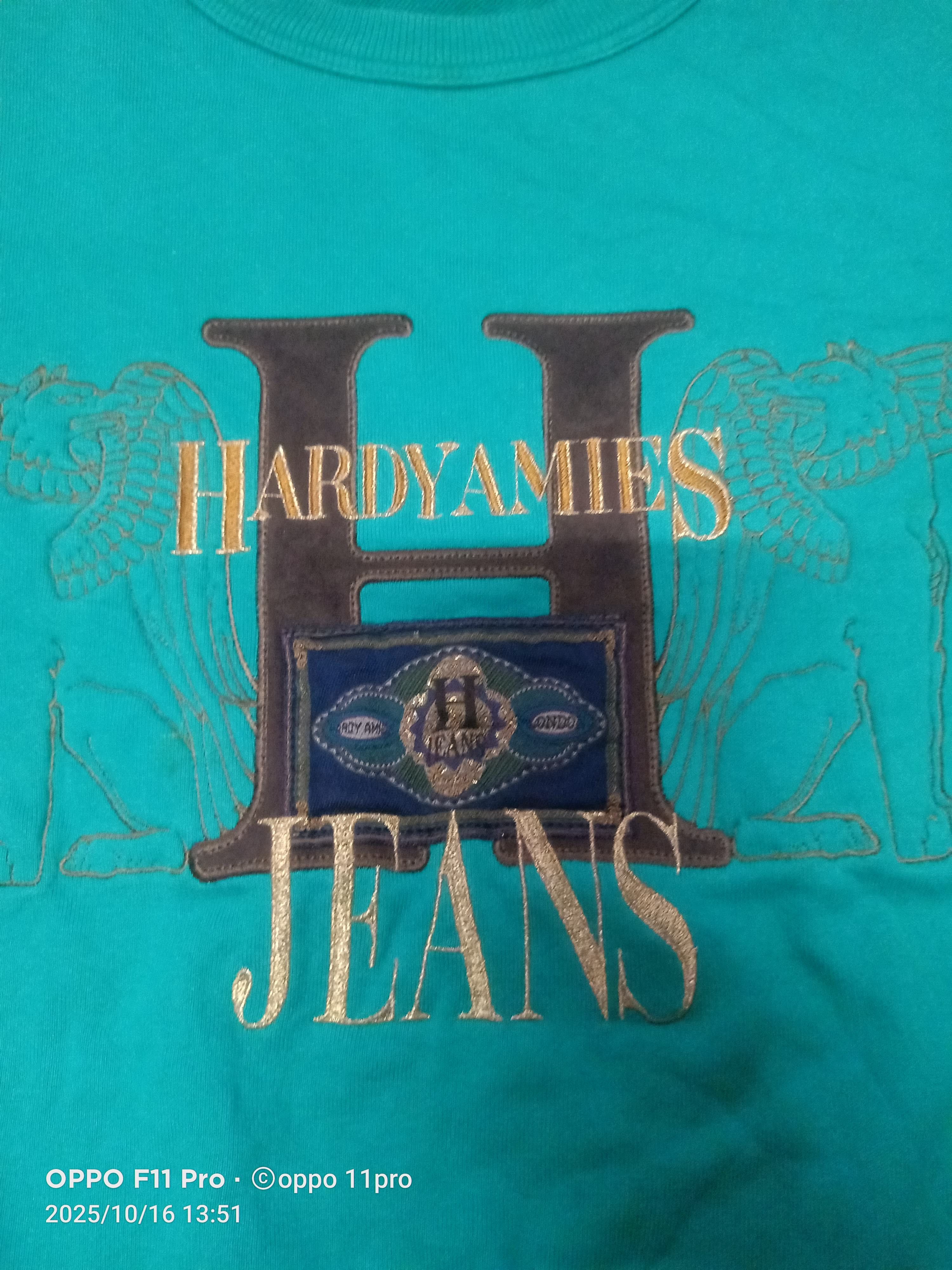 Hardy Amies 🌟 Hardy Amies Jeans Sweatshirt Men 🌟 Size US L / EU 52-54 / 3 - 2 Thumbnail