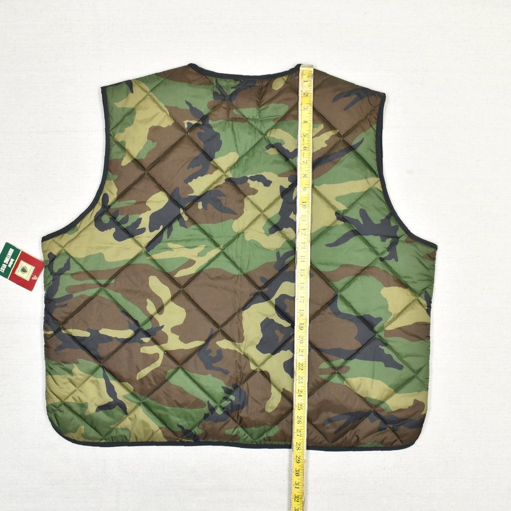Vintage VINTAGE Northwest Territory Camouflage Vest Mens 2XL Quilted Green Polyester Nylon Shirt Size XXL / US 16-18 / IT 52-54 - 6 Thumbnail