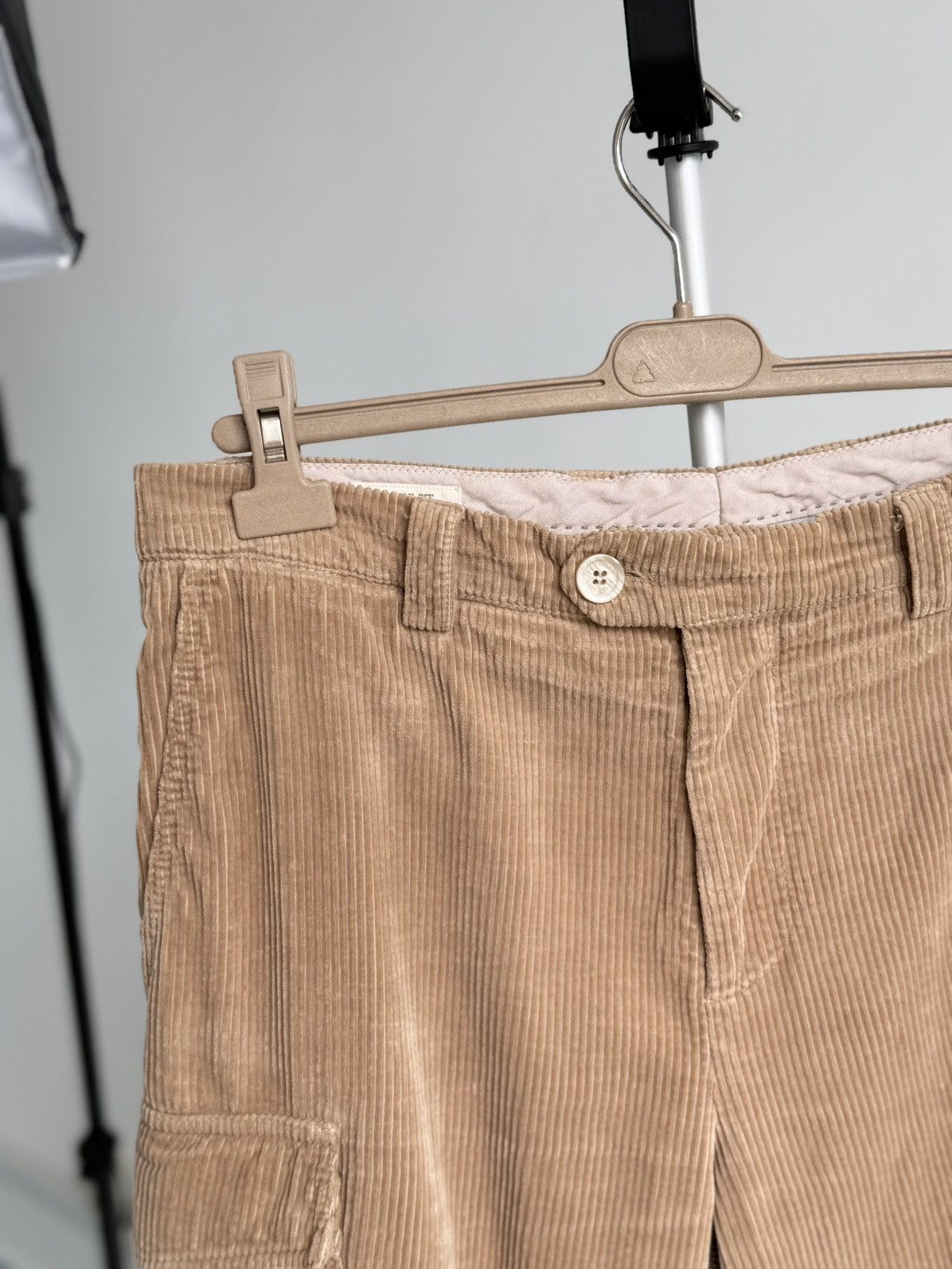 Brunello Cucinelli Brunello Cucinelli Corduroy Leisure Fit Cargo Pants Size US 32 / EU 48 - 11 Thumbnail