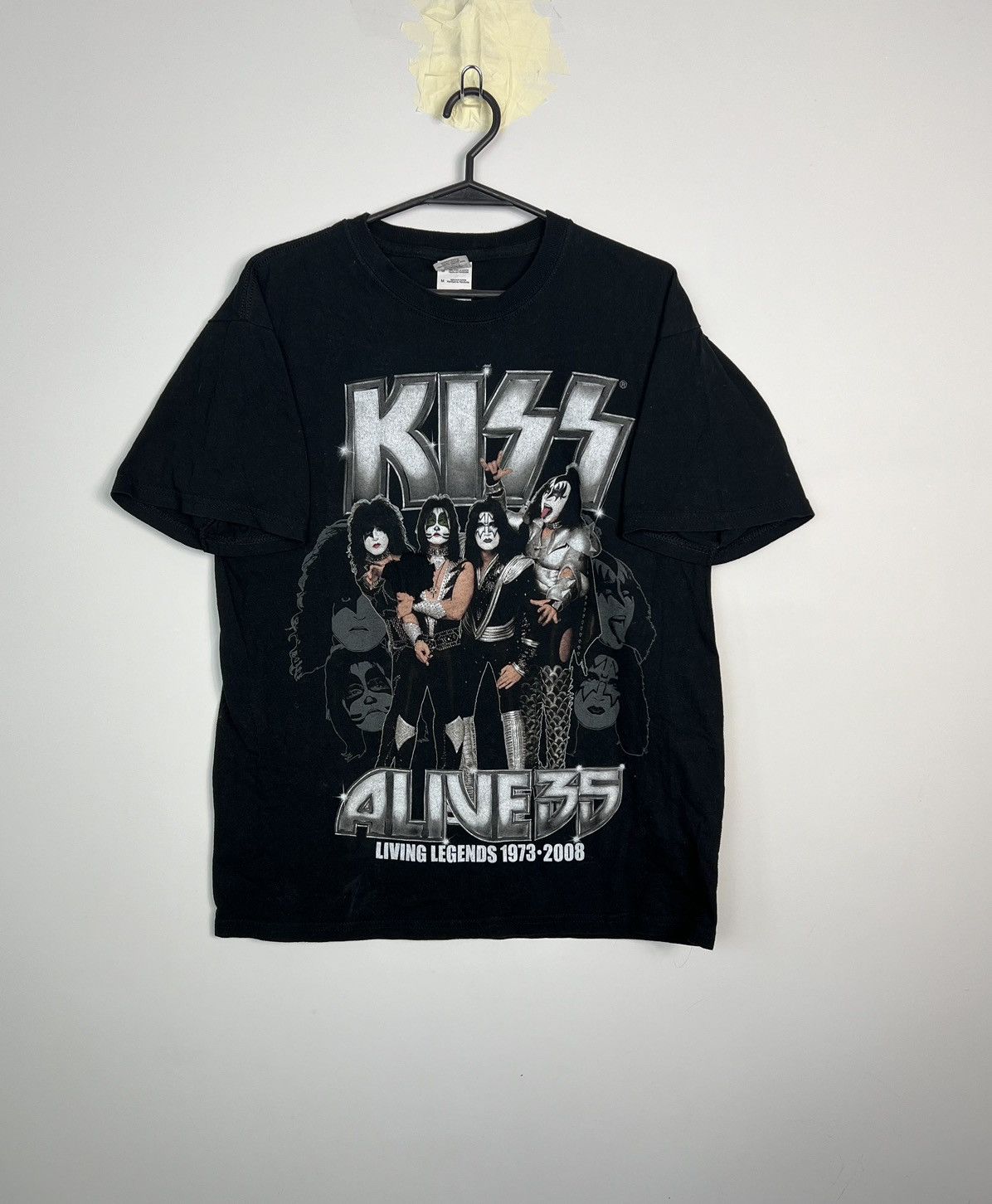 Band Tees × KISS × Vintage Tshirt Kiss Alive 2008 Tour Black Vintage Size US M / EU 48-50 / 2 - 1 Thumbnail