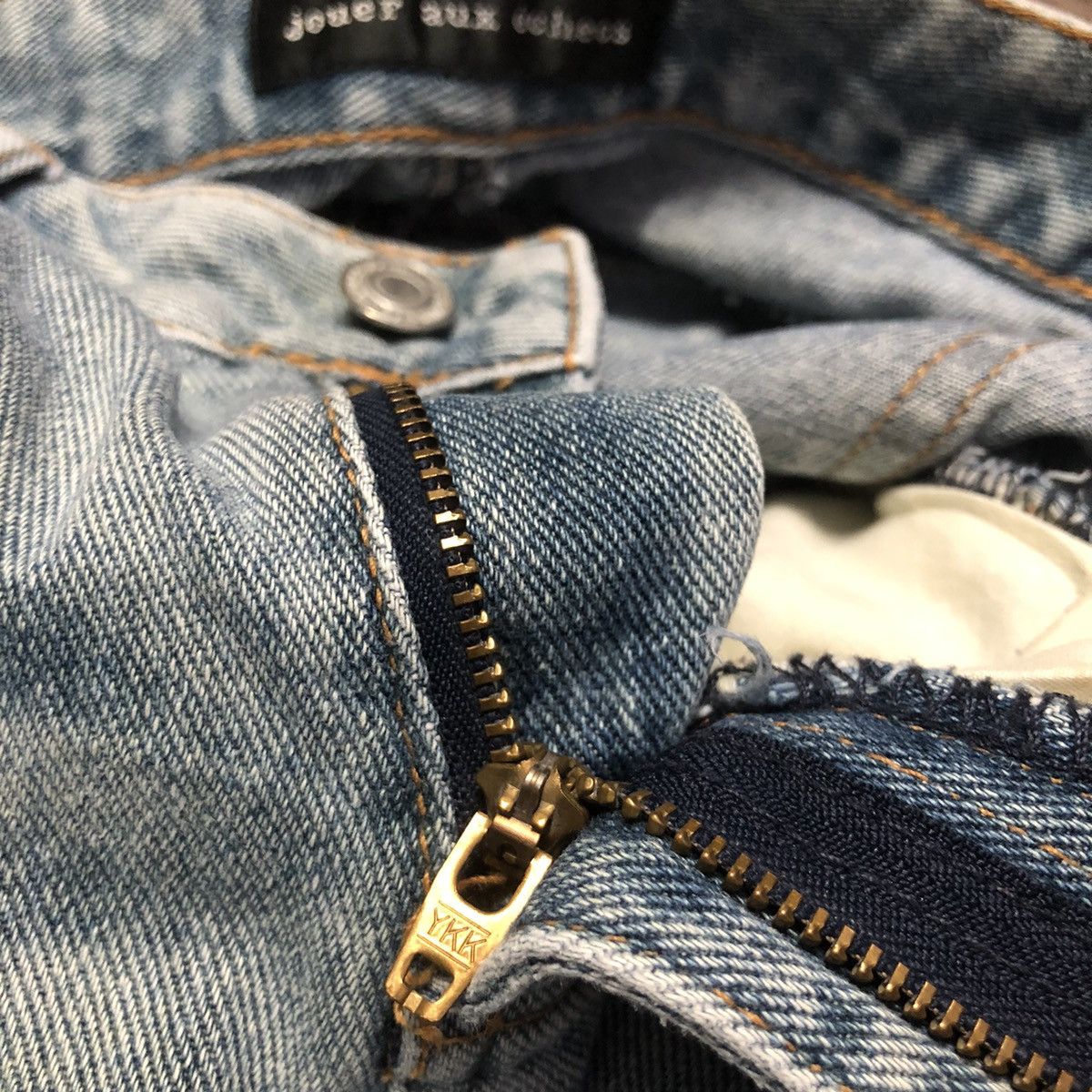 Other VINTAGE JOUER AUX ECHECH HAGI DENIM FLARED JEANS Size 28" / US 6 / IT 42 - 21 Thumbnail