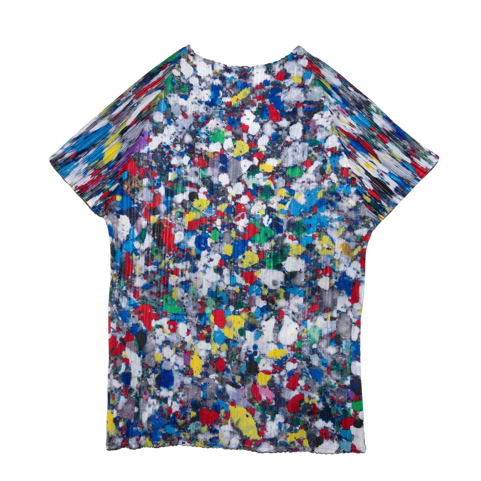 Issey Miyake × Pleats Please Issey Miyake Issey Miyake Pleats Please FW 1996 Multicolor Dots Shirt Size M / US 6-8 / IT 42-44 - 2 Thumbnail