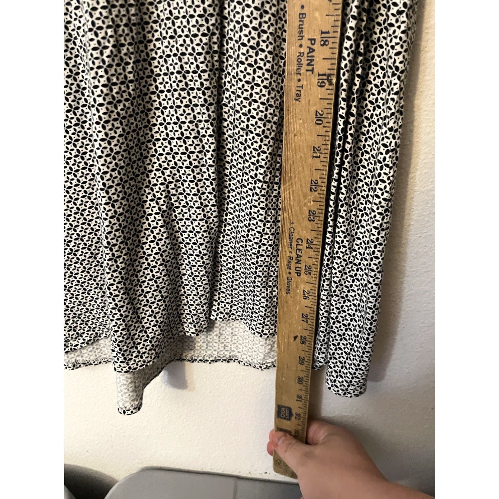 H&M H&M Womens Black/White Geometric Print Tank Top Dress Loose Fit Size Small Size S / US 4 / IT 40 - 4 Thumbnail