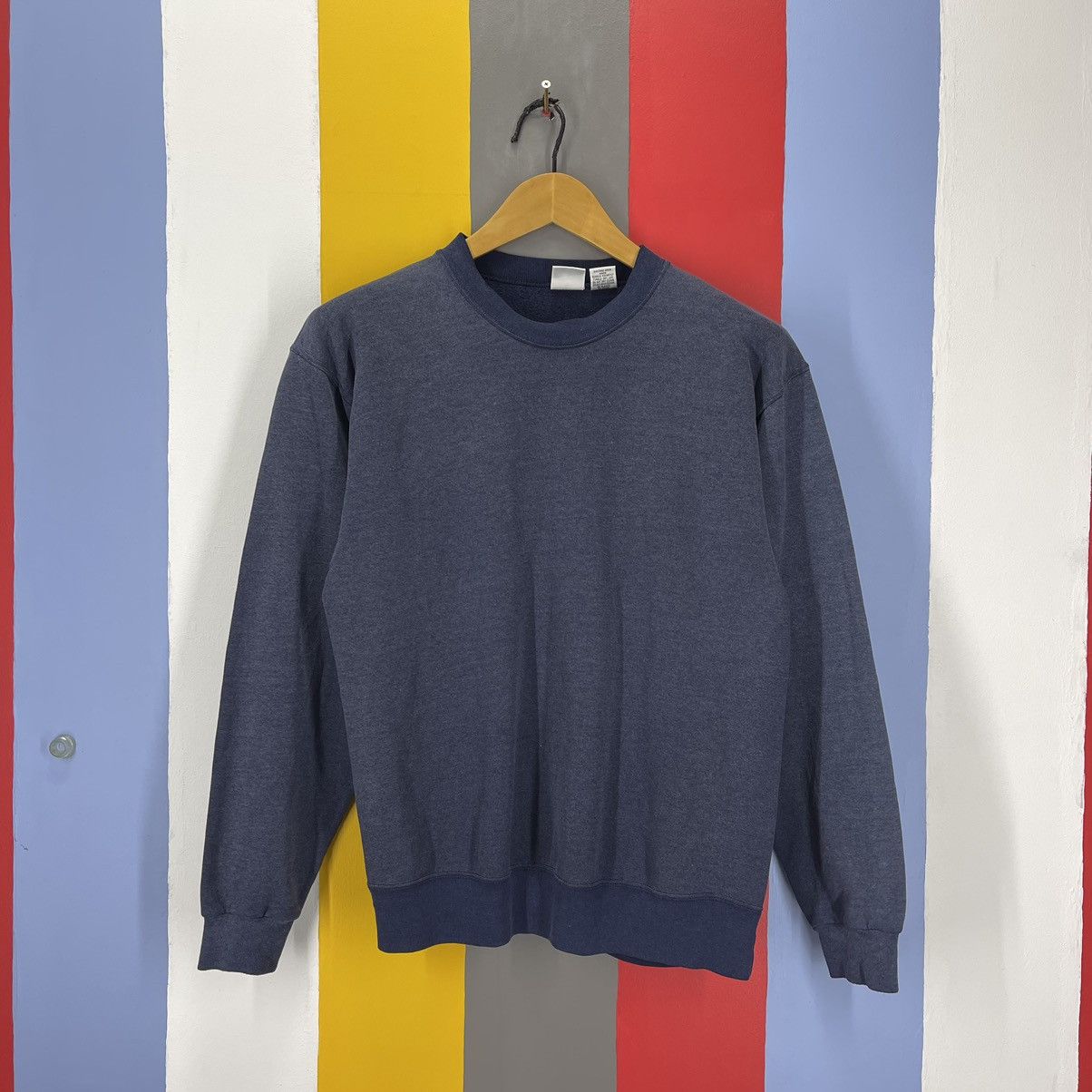Vintage 90s Vintage MJ SOFFE Blank Crew Neck Sweatshirt #1362/AU Size US M / EU 48-50 / 2 - 1 Thumbnail