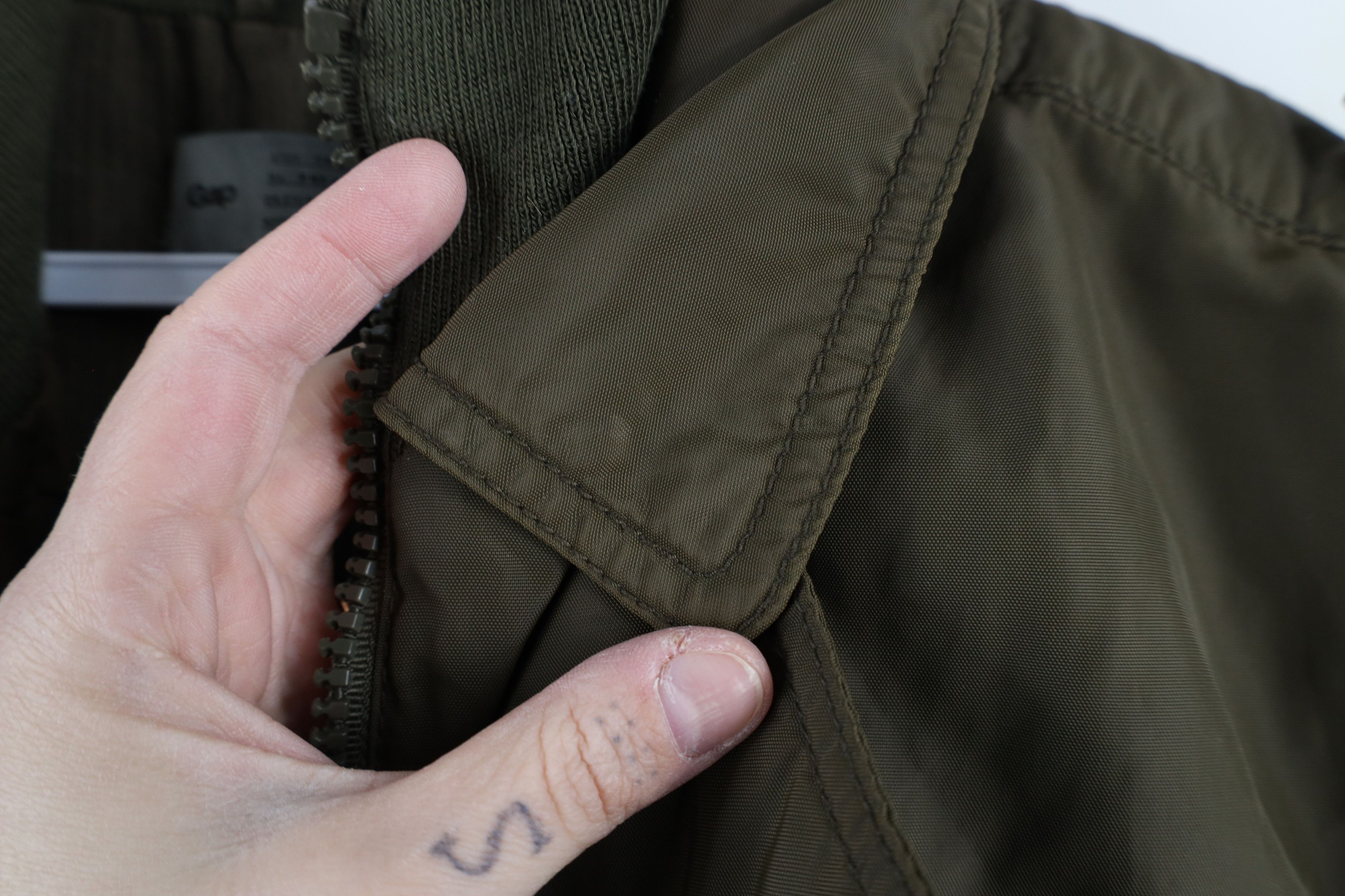 Gap × Vintage Vintage Y2K Gap Military Style Full Zip Field Jacket Green Size US S / EU 44-46 / 1 - 9 Thumbnail