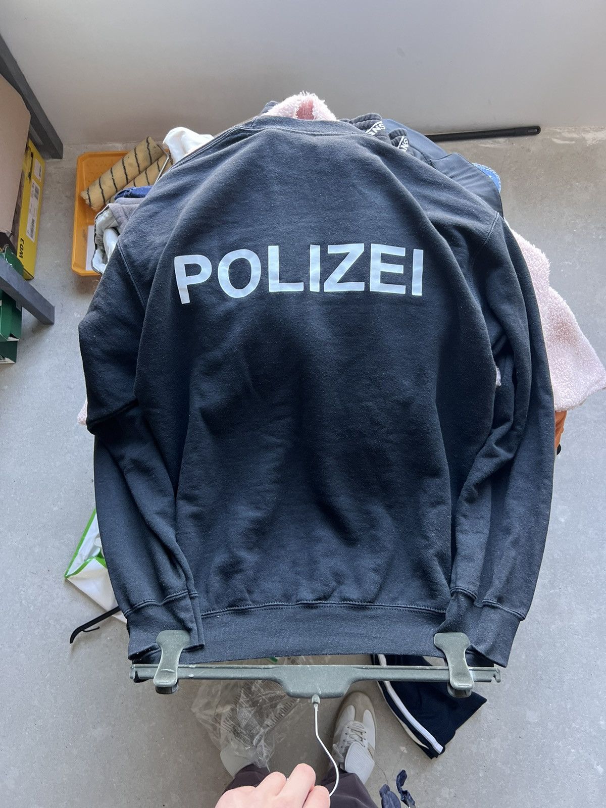Vintage 00s Vintage Polizei Sweatshirt German Size US M / EU 48-50 / 2 - 7 Thumbnail
