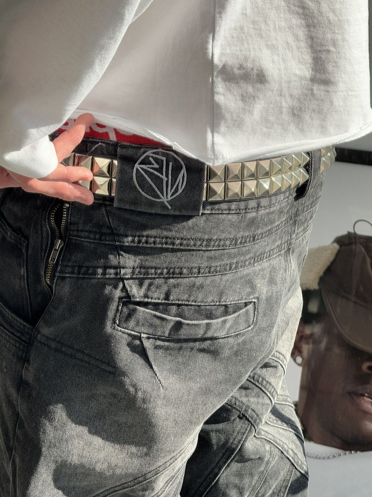 Hysteric Glamour × Japanese Brand Vintage Belts Y2K Rhinestones Punk leather belt Japanese Size ONE SIZE - 10 Thumbnail