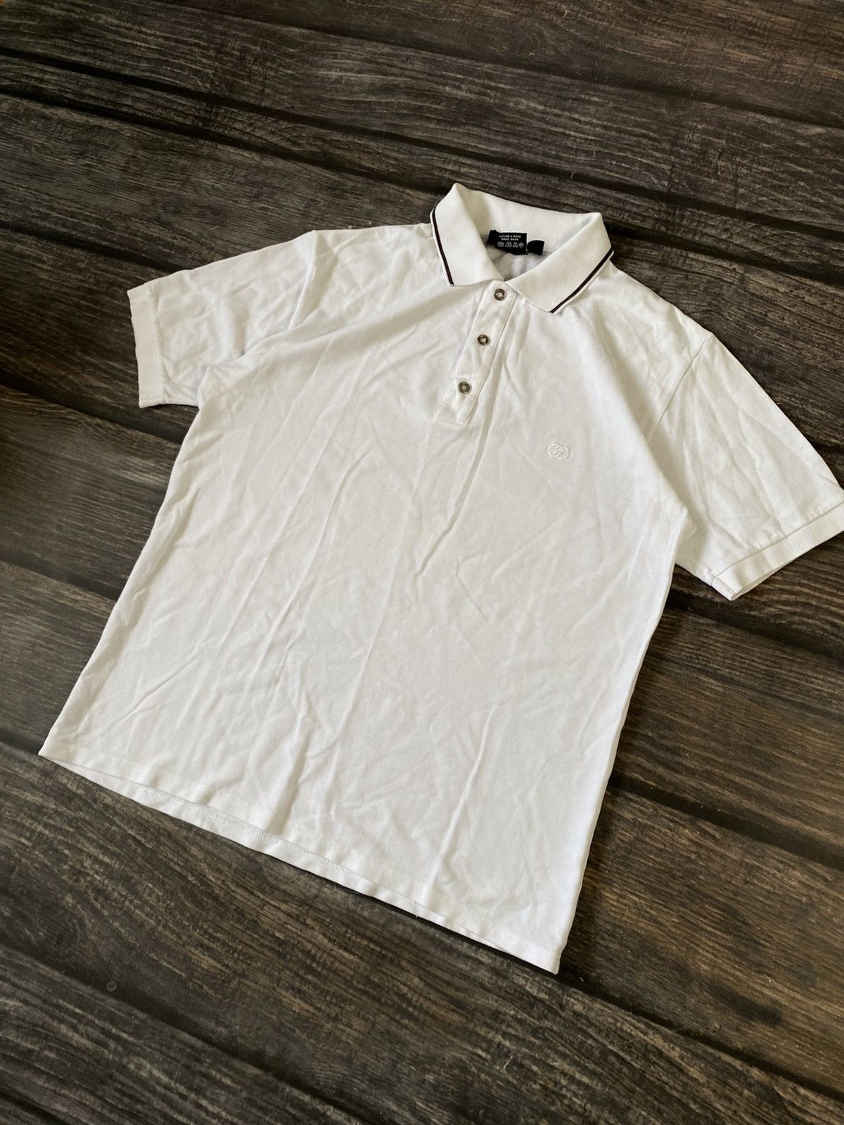 Gucci Gucci By Tom Ford Vintage Striped Men’s Polo Size US L / EU 52-54 / 3 - 4 Thumbnail