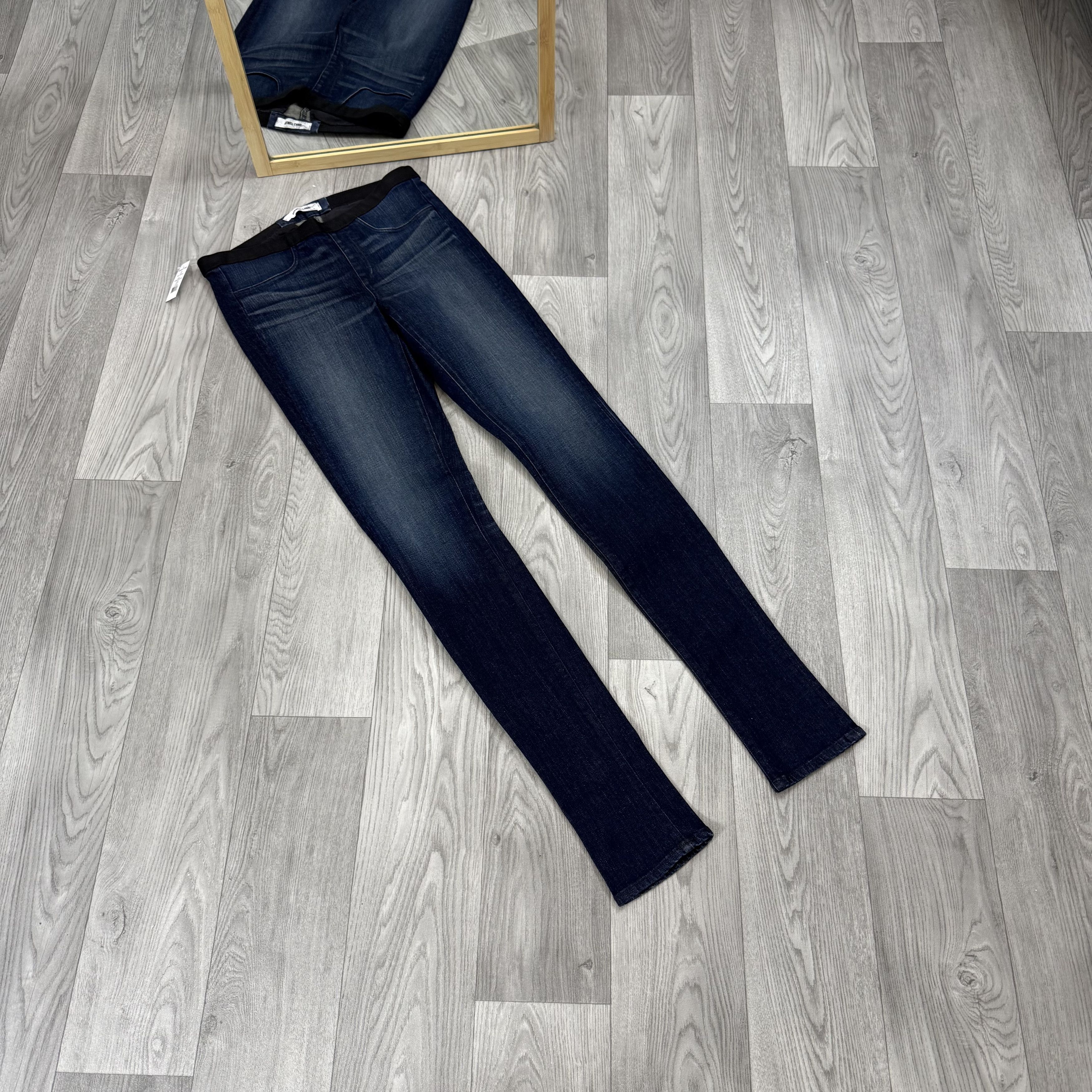 Helmut Lang Vintage Helmut Lang 00s Printed Graphic Jeans Leggins Pants Size 29" - 3 Thumbnail