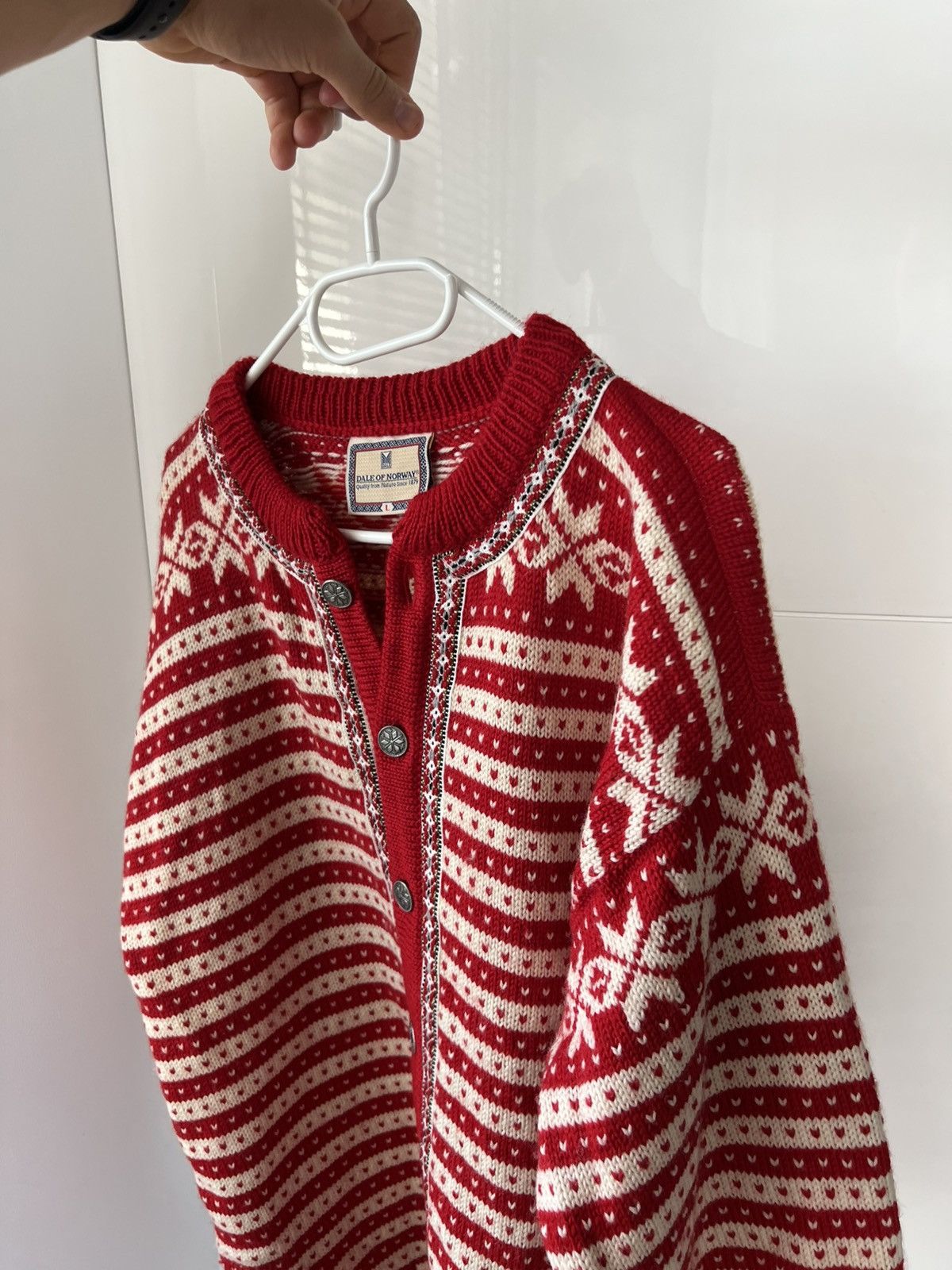 Vintage ‼️Vintage Dale Of Norway Premium Wool Button Sweater Cardigan Size US L / EU 52-54 / 3 - 8 Thumbnail
