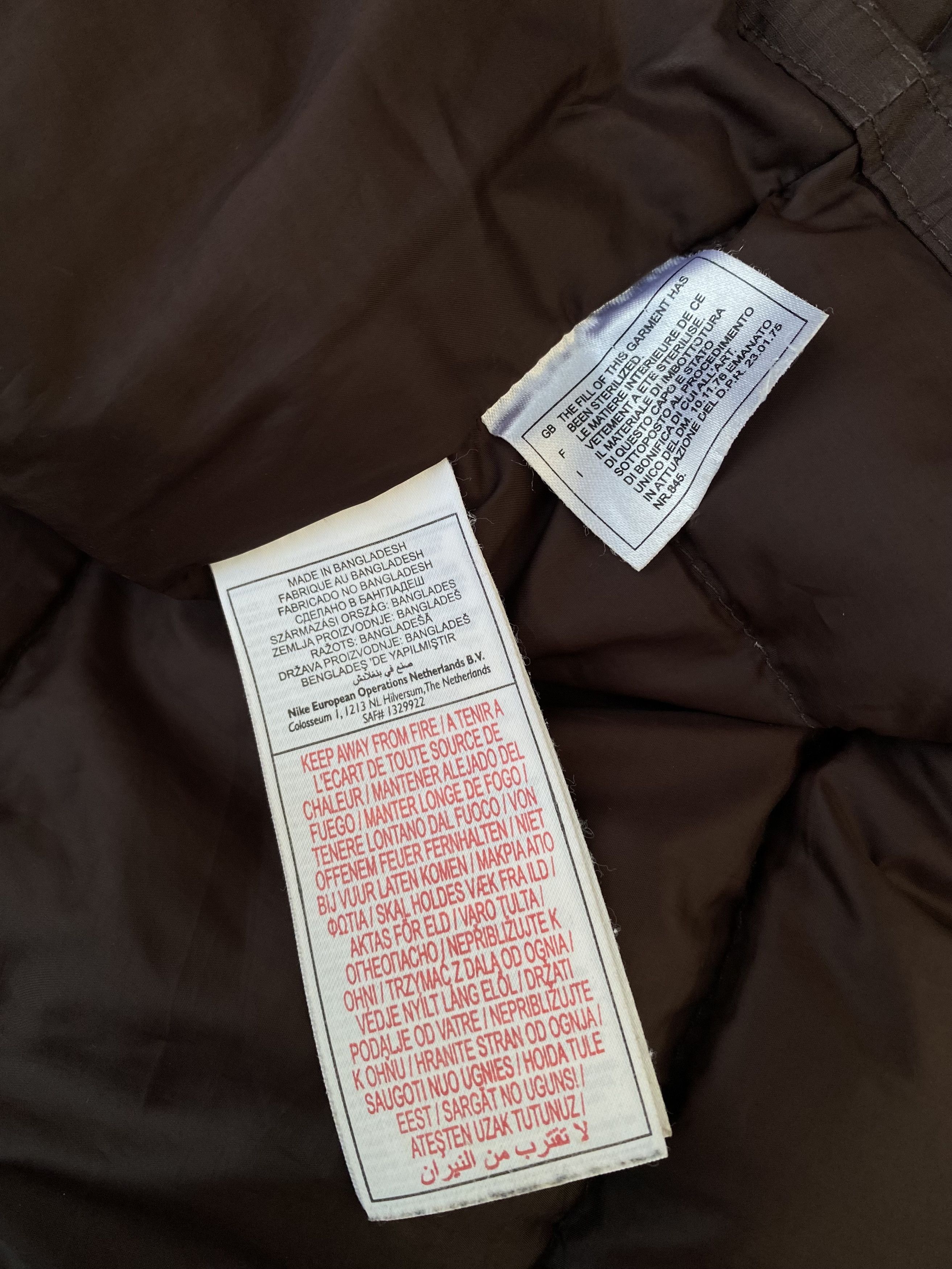 Nike ACG × Vintage Nike Acg Vintage Puffer Jacket 550 Japanese Rare Down Y2k Size L / US 10 / IT 46 - 9 Thumbnail