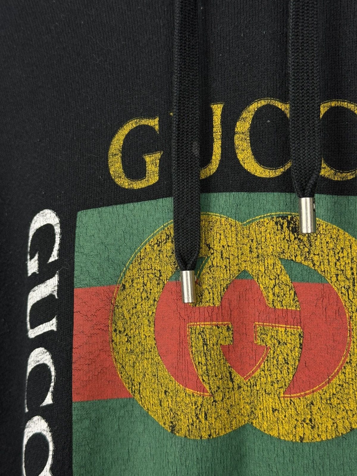 Gucci Gucci Vintage Logo Hoodie Black Size US S / EU 44-46 / 1 - 3 Thumbnail