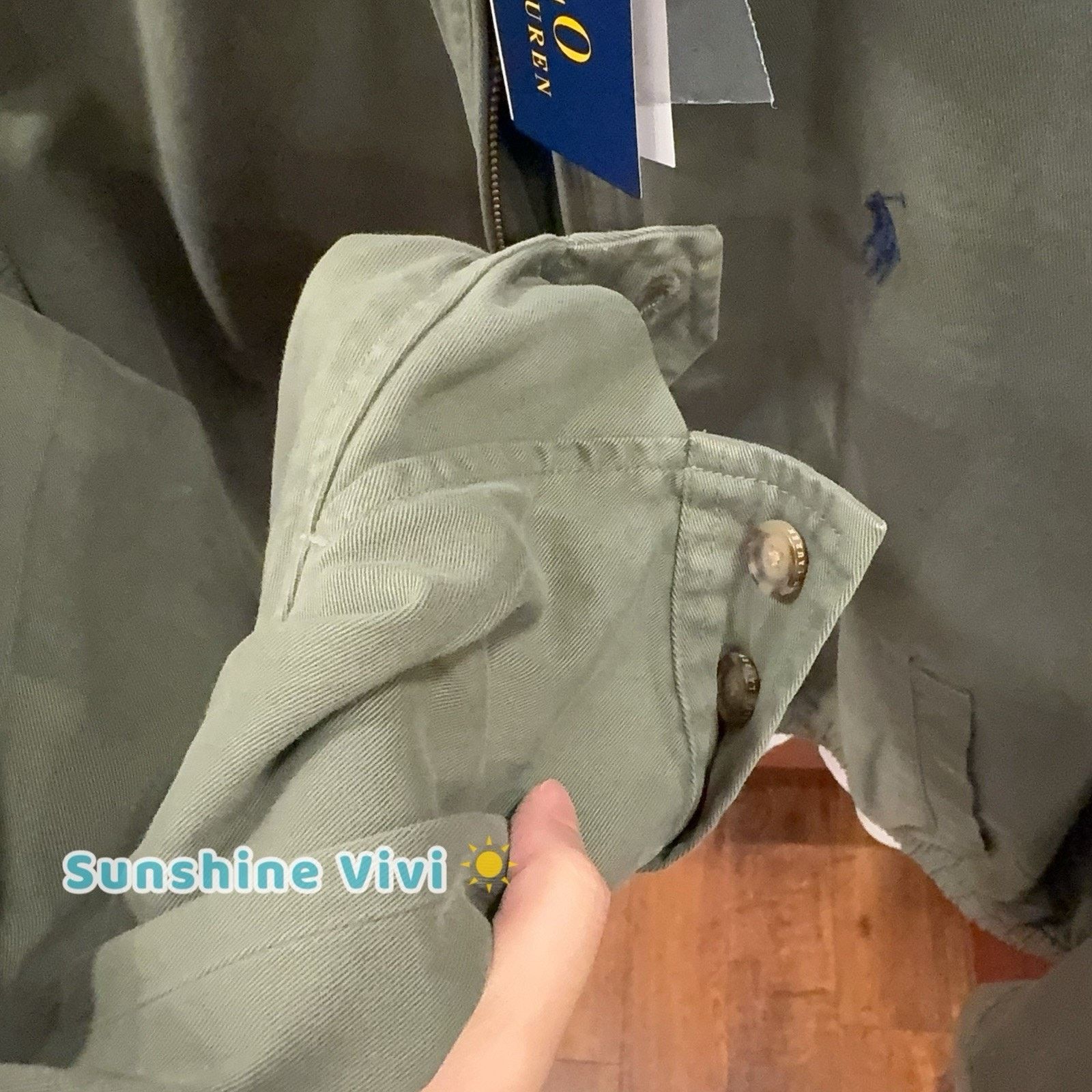 Polo Ralph Lauren NWT Polo Ralph Lauren Women Cotton Twill JACKET Olive medium Size M / US 6-8 / IT 42-44 - 5 Thumbnail