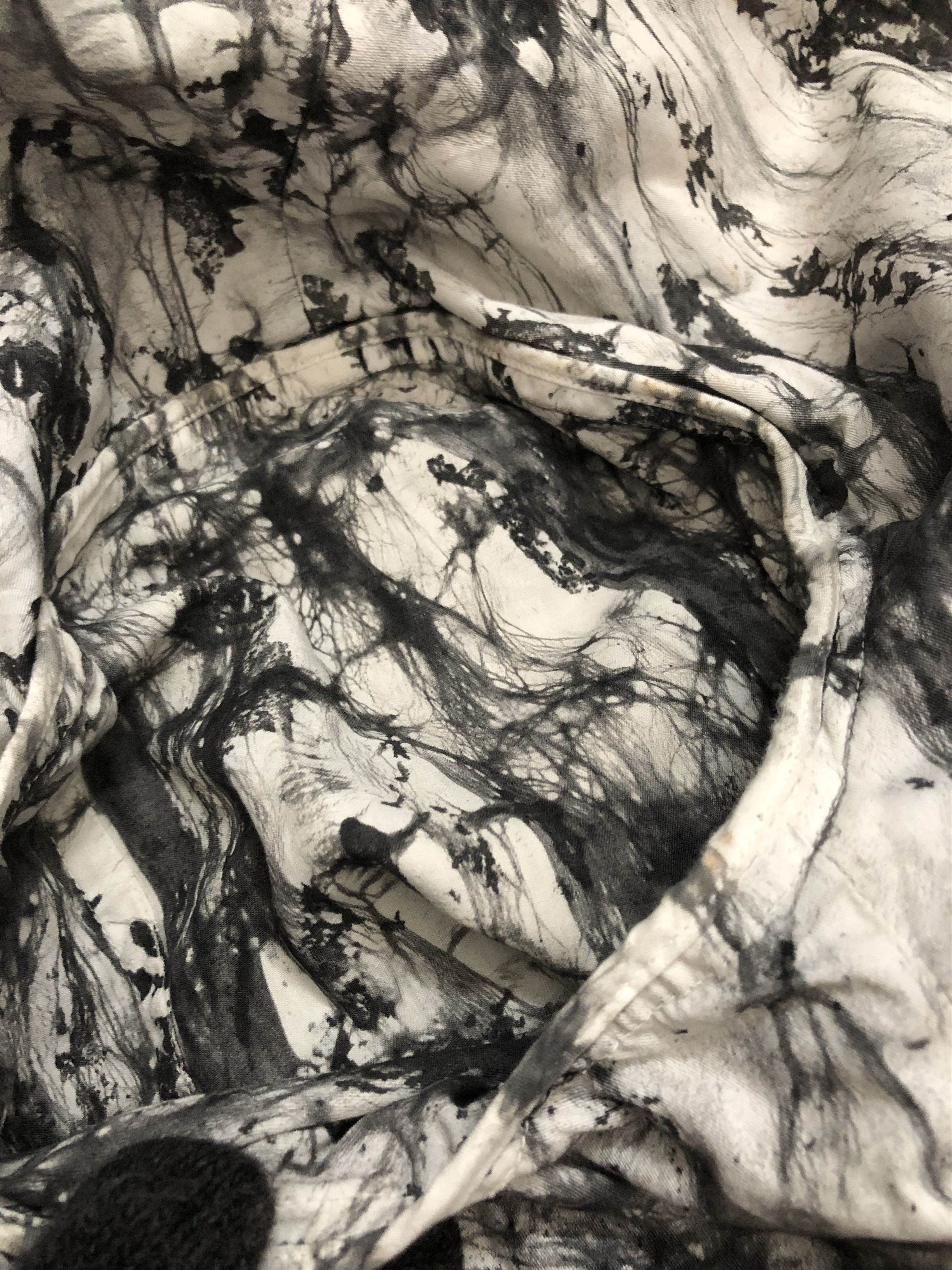 Designer × Issey Miyake SS94 Suminagashi-Dyed Cotton ISSEY MIYAKE MEN Size 50L - 13 Thumbnail