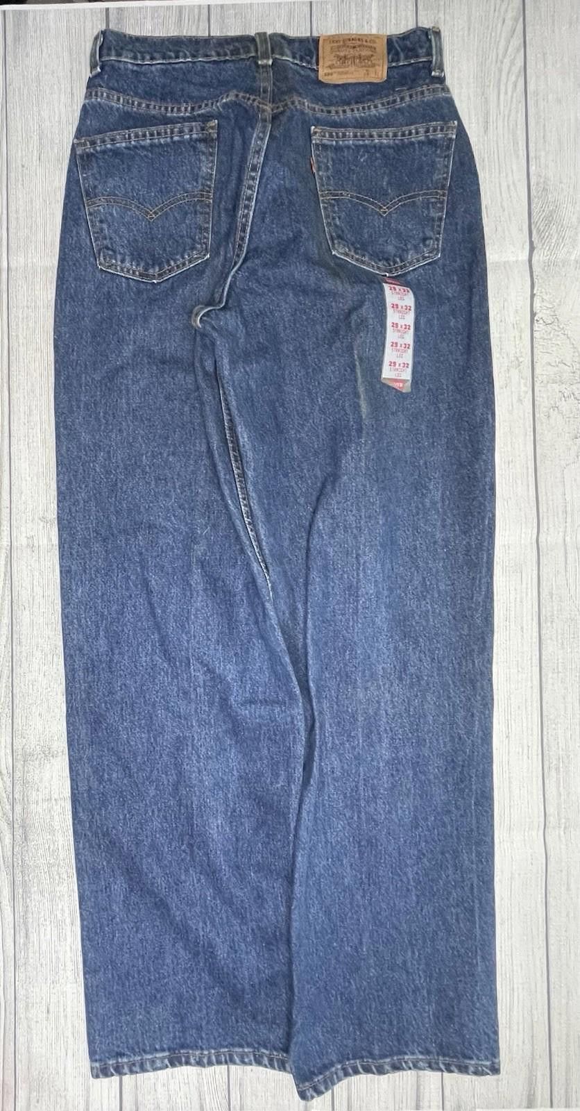 Levi's Vintage 90s Levi’s 580 Orange Tab USA Made Jeans 29x32 NWT Size US 29 - 3 Thumbnail
