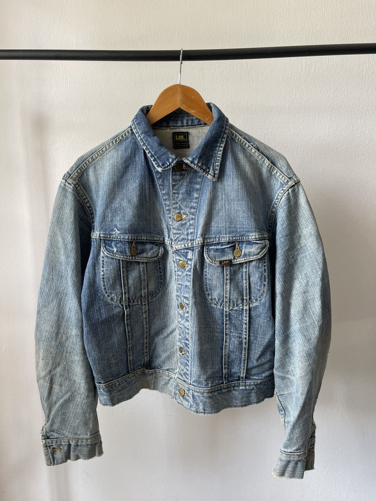 Vintage 60s Lee Denim Jacket Size US L / EU 52-54 / 3 - 2 Thumbnail