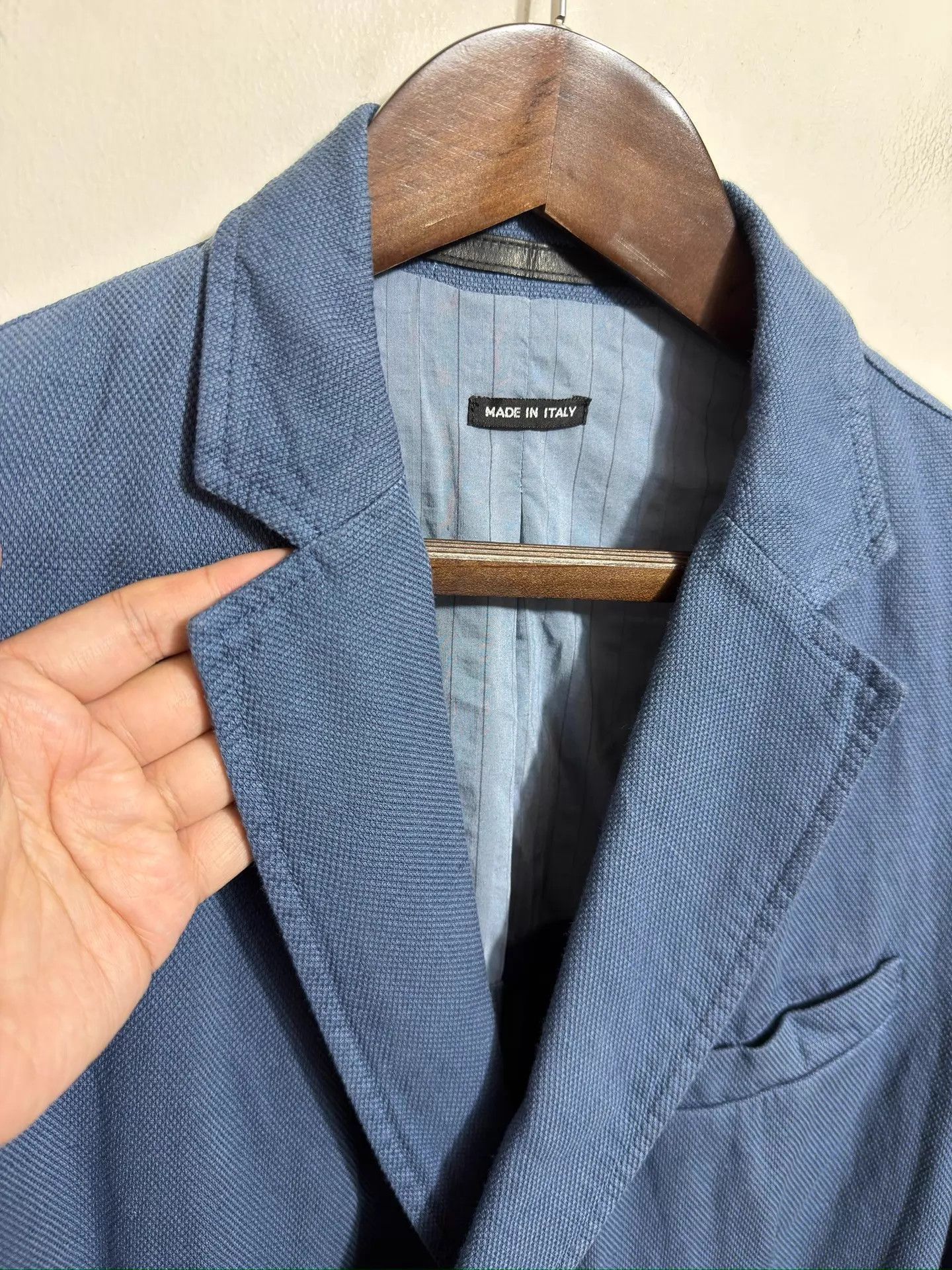 Giorgio Armani Blue Double-Breasted Light Jacket Size US XXS / EU 40 - 3 Thumbnail