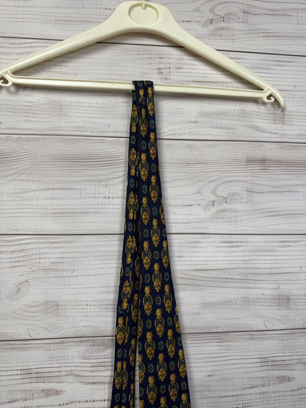 Versace Gianni Versace Tie Vintage 90s Medusa Monogram Designer Rare Size ONE SIZE - 4 Thumbnail
