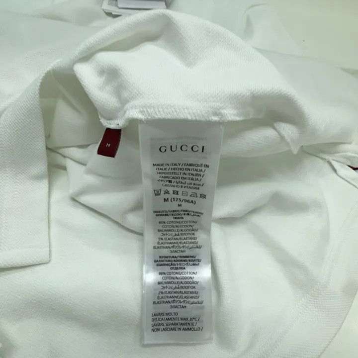 Gucci Gucci Gucci Lido Series Logo Embroidered Polo Shirt -2506 Size US M / EU 48-50 / 2 - 6 Thumbnail