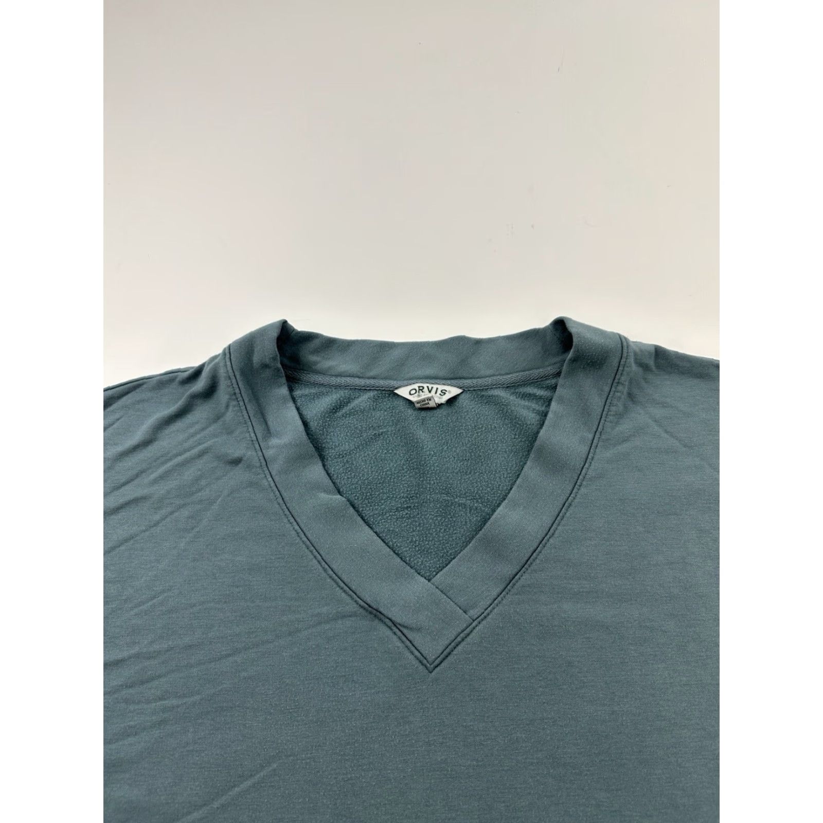 Orvis VINTAGE Orvis Sweatshirt Womens XL Pullover Activewear Gray V-Neck Long Sleeve Size XL / US 12-14 / IT 48-50 - 4 Thumbnail