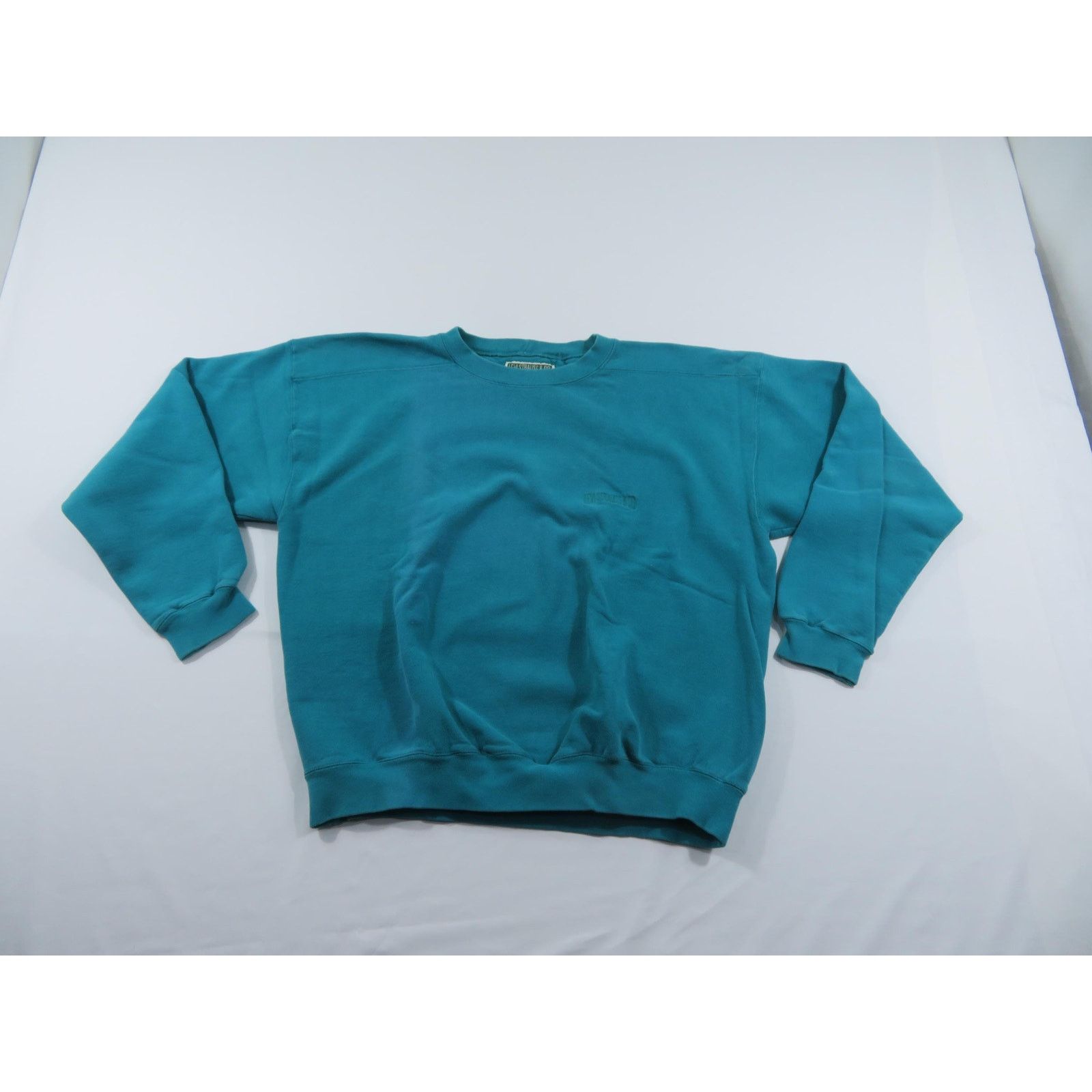 Levi's Levis Strauss & Co Brand Sweatshirt Turquoise Color XL 1990s Size US XL / EU 56 / 4 - 1 Thumbnail